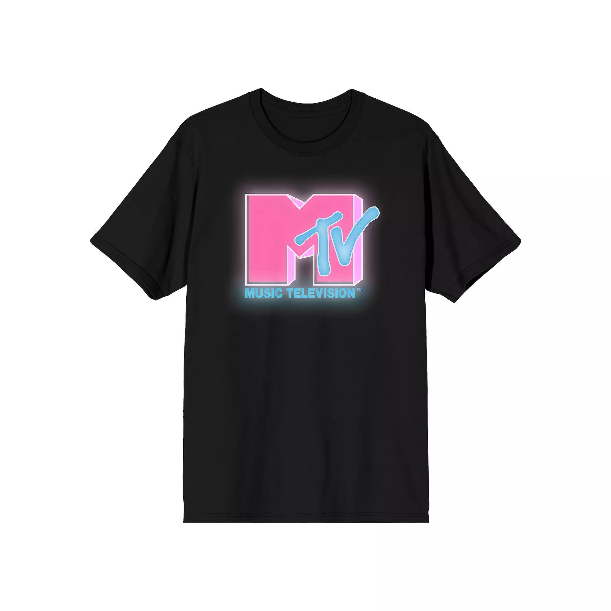 Men's MTV Music Television Tee, Size: XXL, Black Product Image