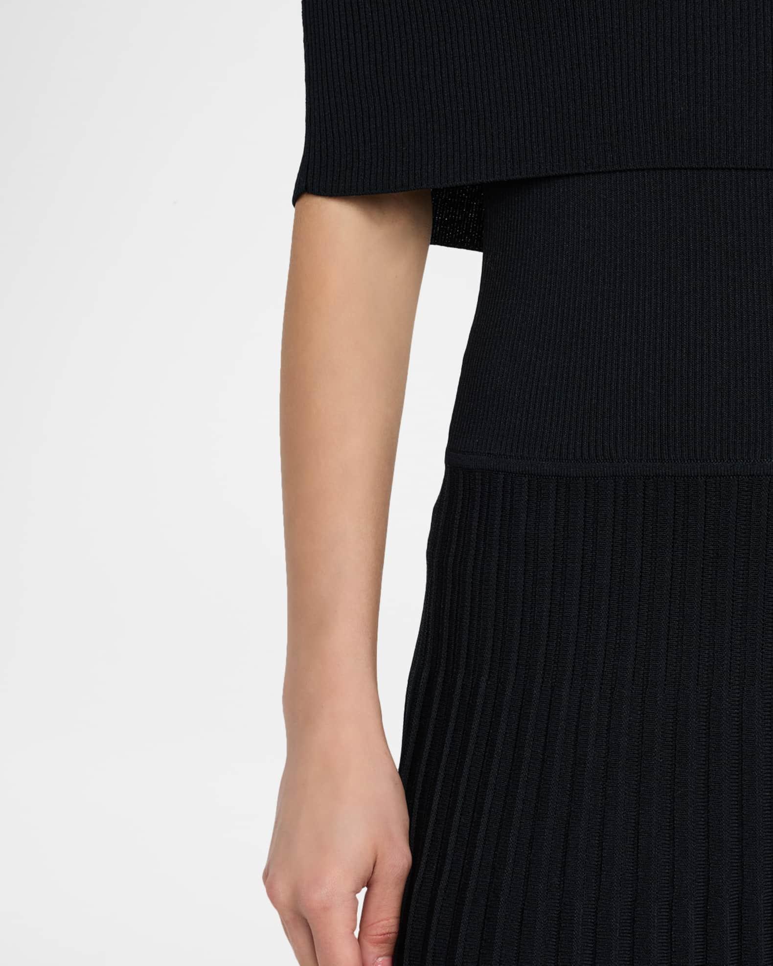 The Persephone Off-Shoulder Knit Midi Dress Product Image