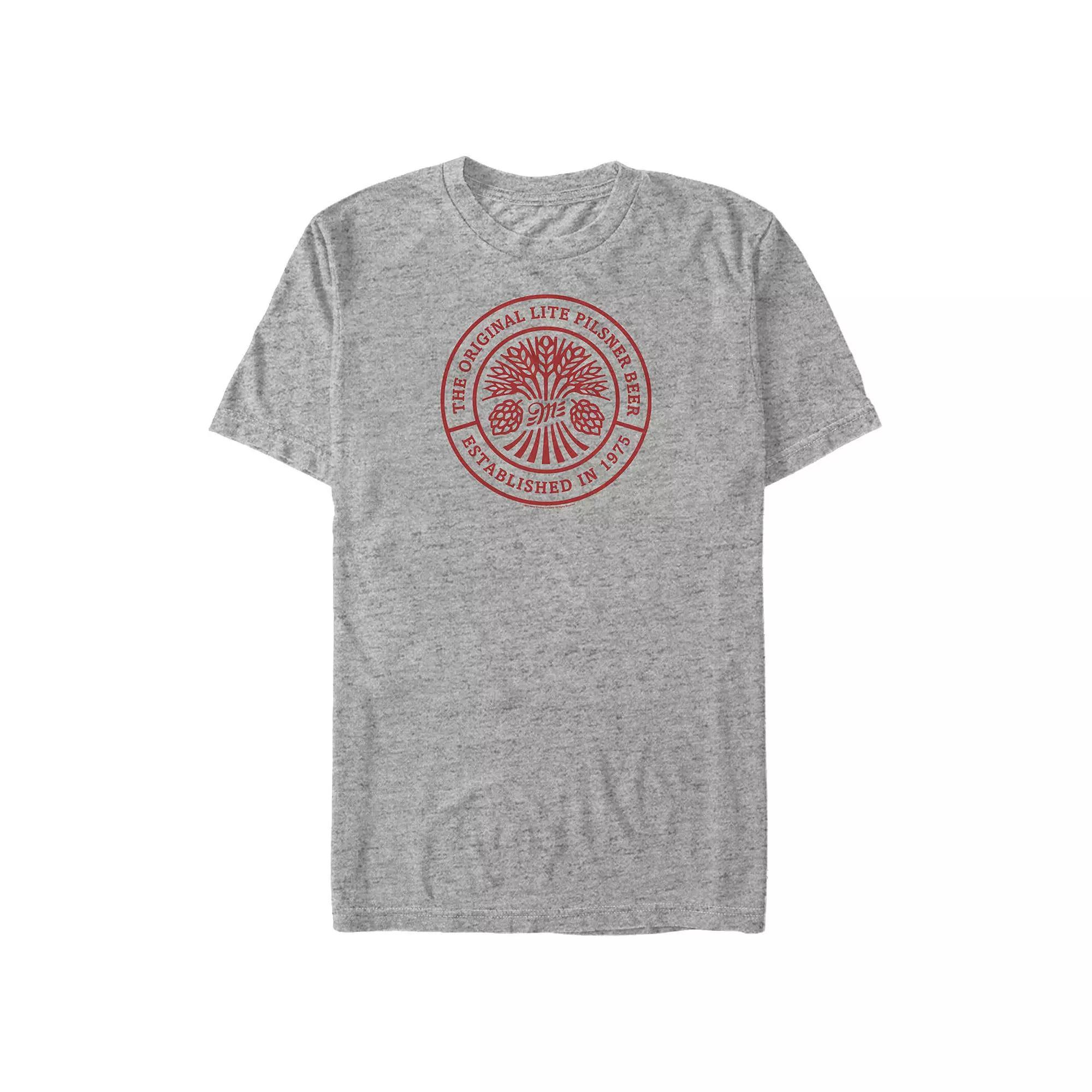 Men's Coors Light HOP CIRCLE Graphic Tee, Size: XL, Athletic Grey Product Image