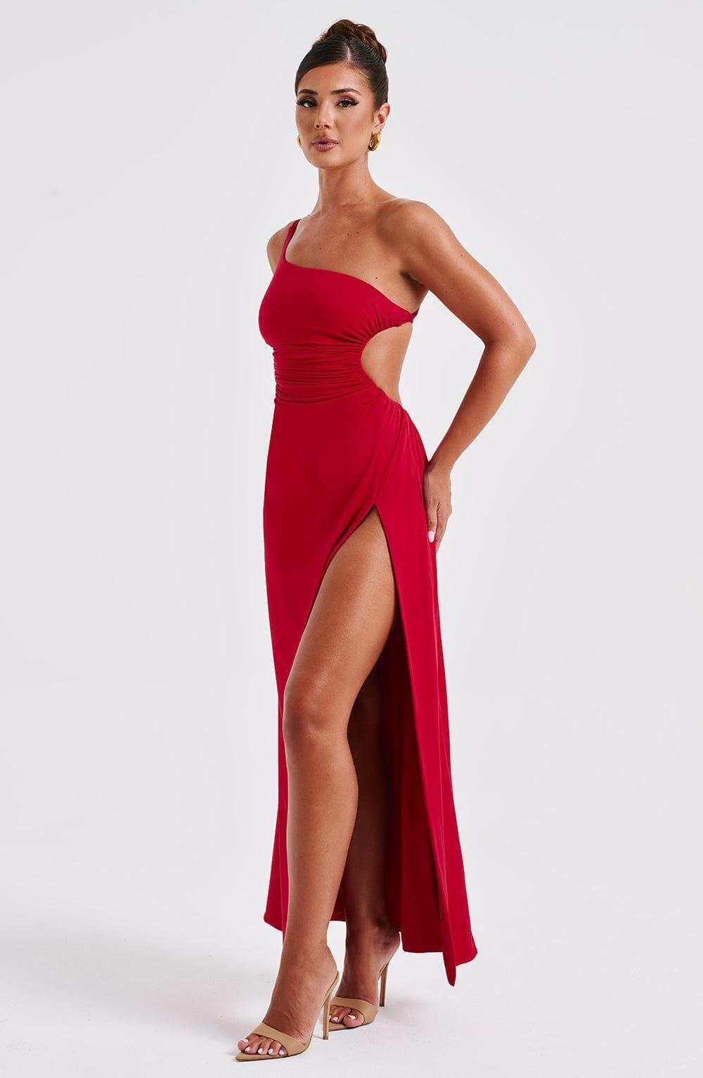 Alecia Maxi Dress - Red Product Image