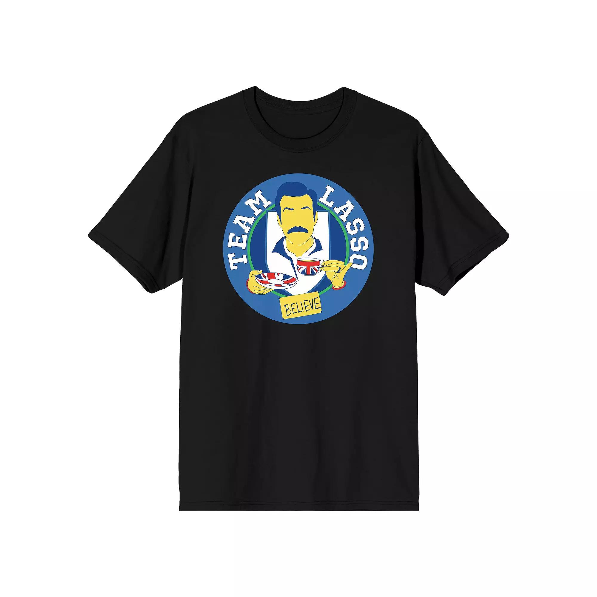 Men's Ted Lasso Team Lasso Icon Tee, Size: XXL, Black Product Image