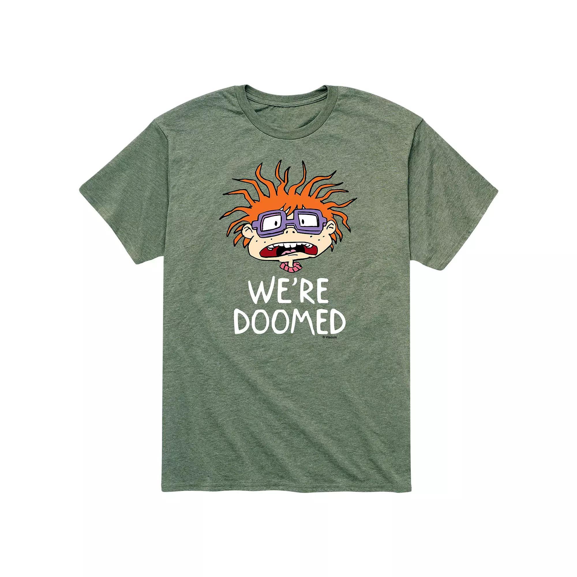 Mens Rugrats Chuckie Were Doomed Tee Product Image
