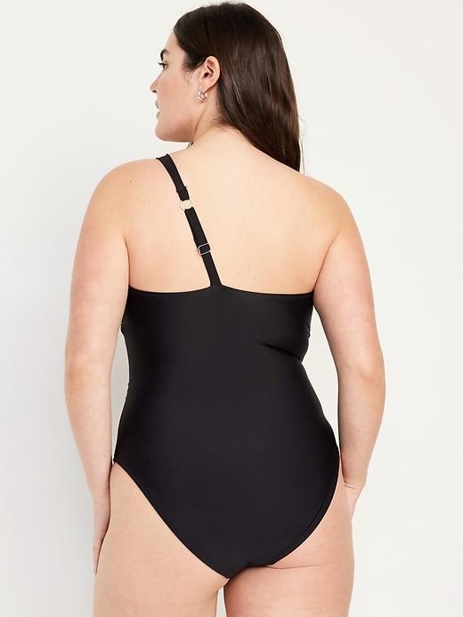 One-Shoulder Cutout Swimsuit Product Image