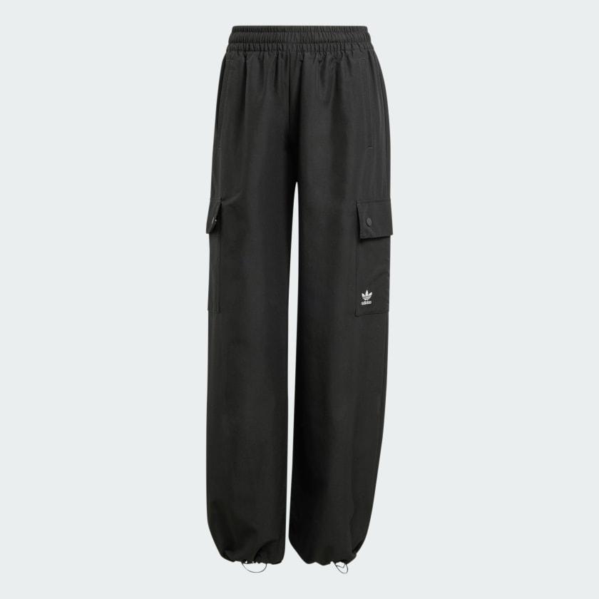 adidas Essentials Woven Cargo Pants Black M Womens Product Image