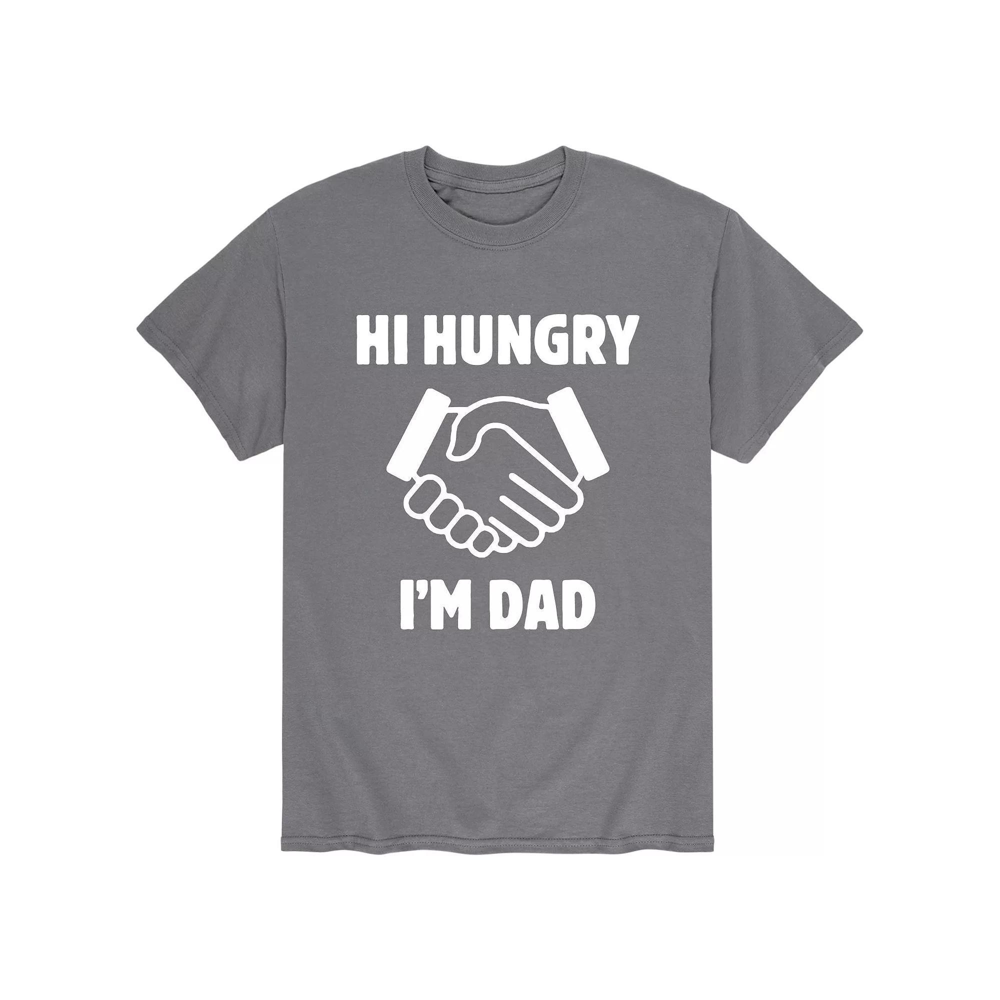 Mens Hi Hungry Im Dad Tee Grey Product Image