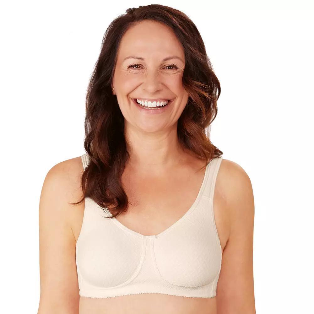 Amoena Mastectomy Bra: Mira Wireless, Women's, Size: 34 D, Off White Product Image