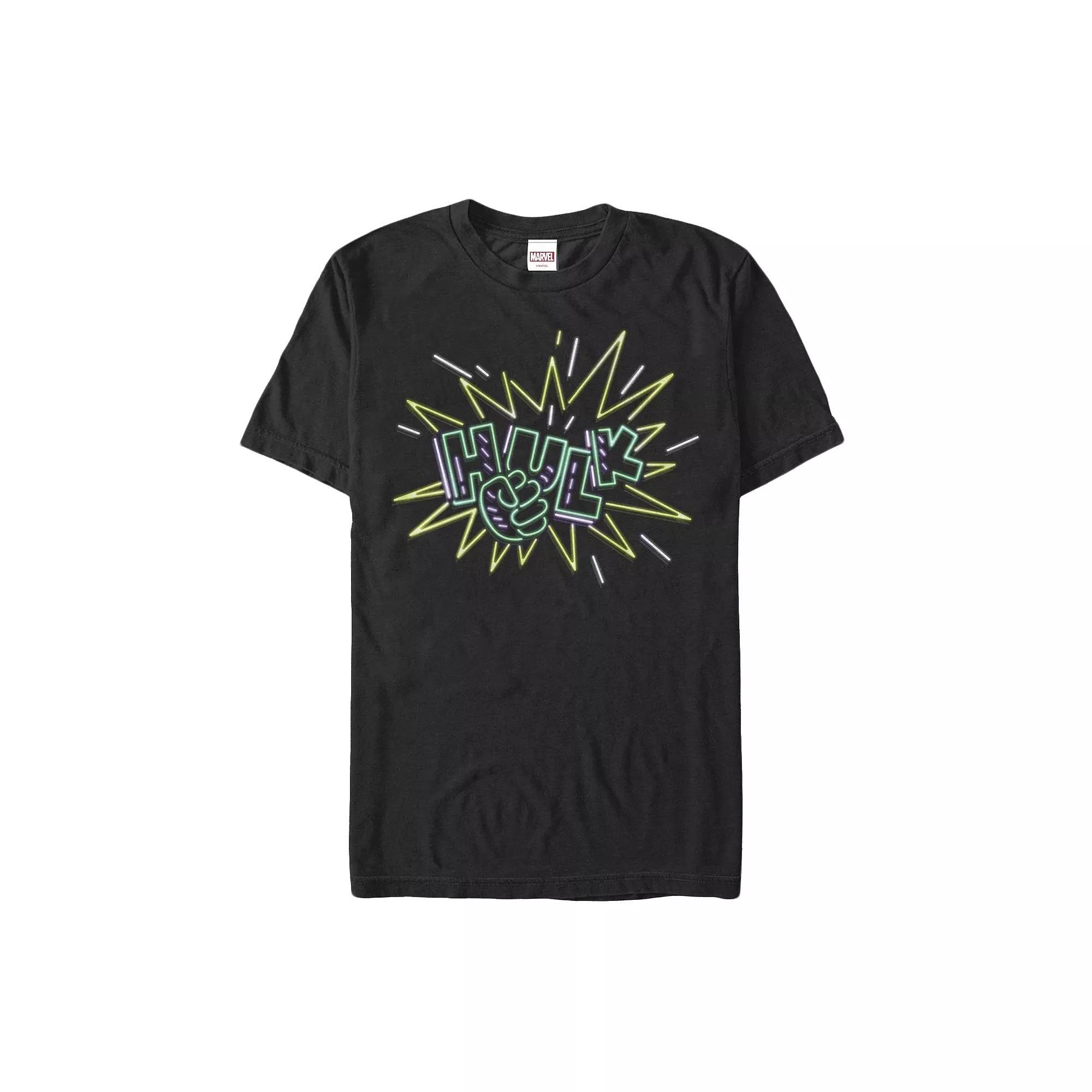 Men's Hulk Neon Tee, Size: Medium, Black Product Image