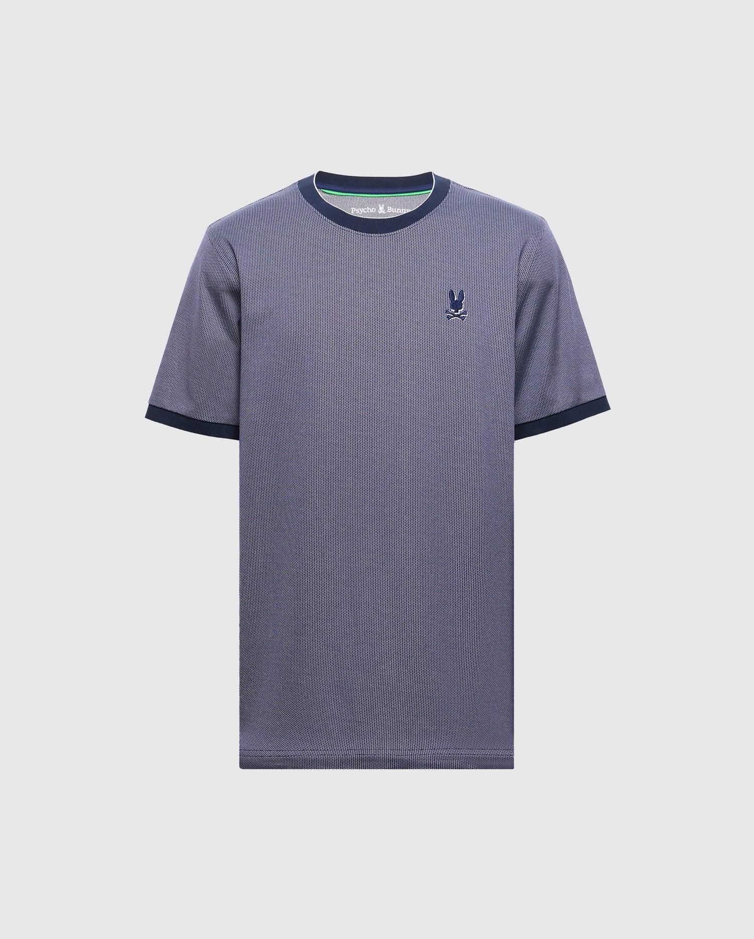 Men's Mackay Jacquard Fashion Tee 419 EVENING BLUE / L Product Image