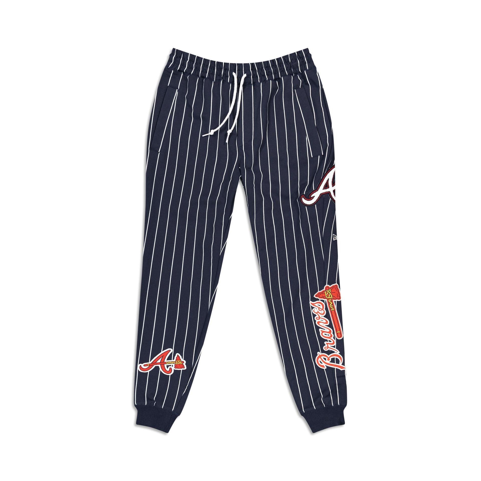 Los Angeles Dodgers Logo Select Pinstripe Jogger Male Product Image