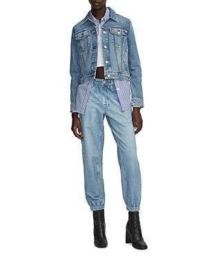 Miramar Cotton-Terry Crop Joggers Product Image