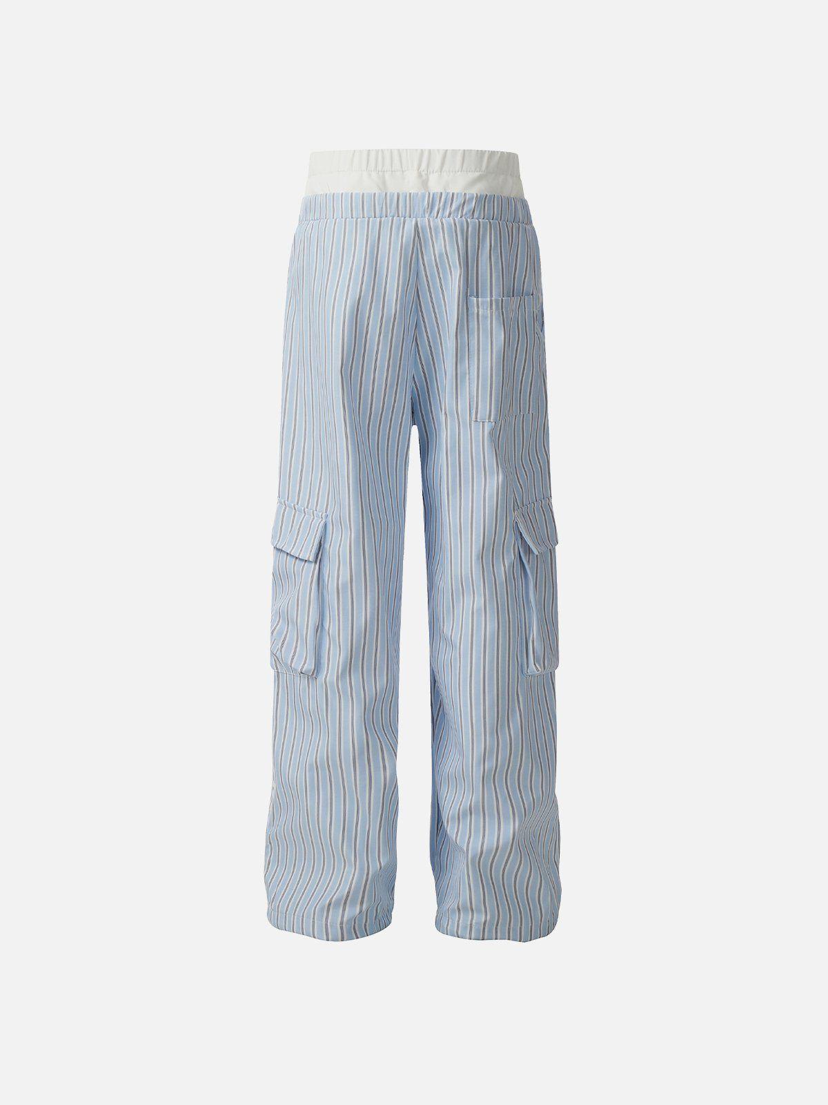 Aelfric Eden Stripe Double Waist Cargo Pants Product Image