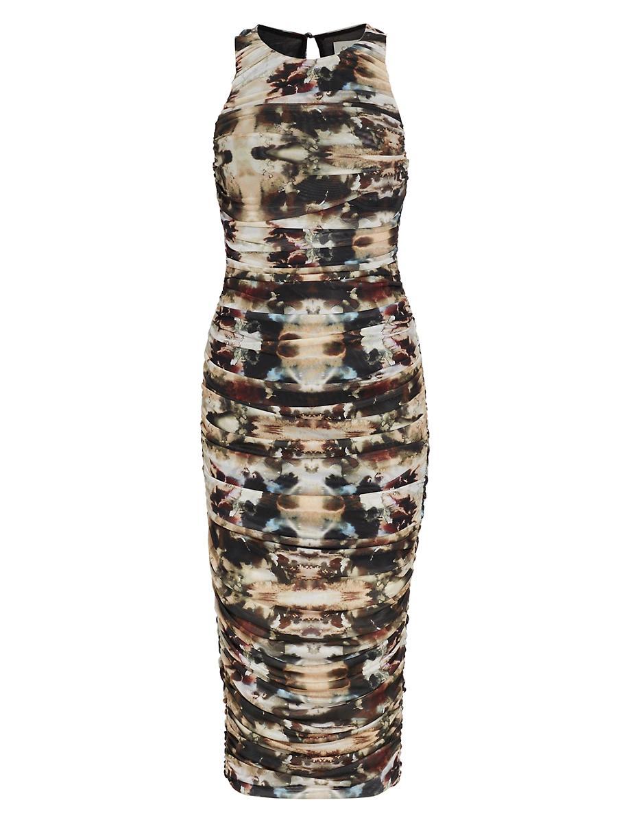 Womens Lissi Rushed Bodycon Dress Product Image