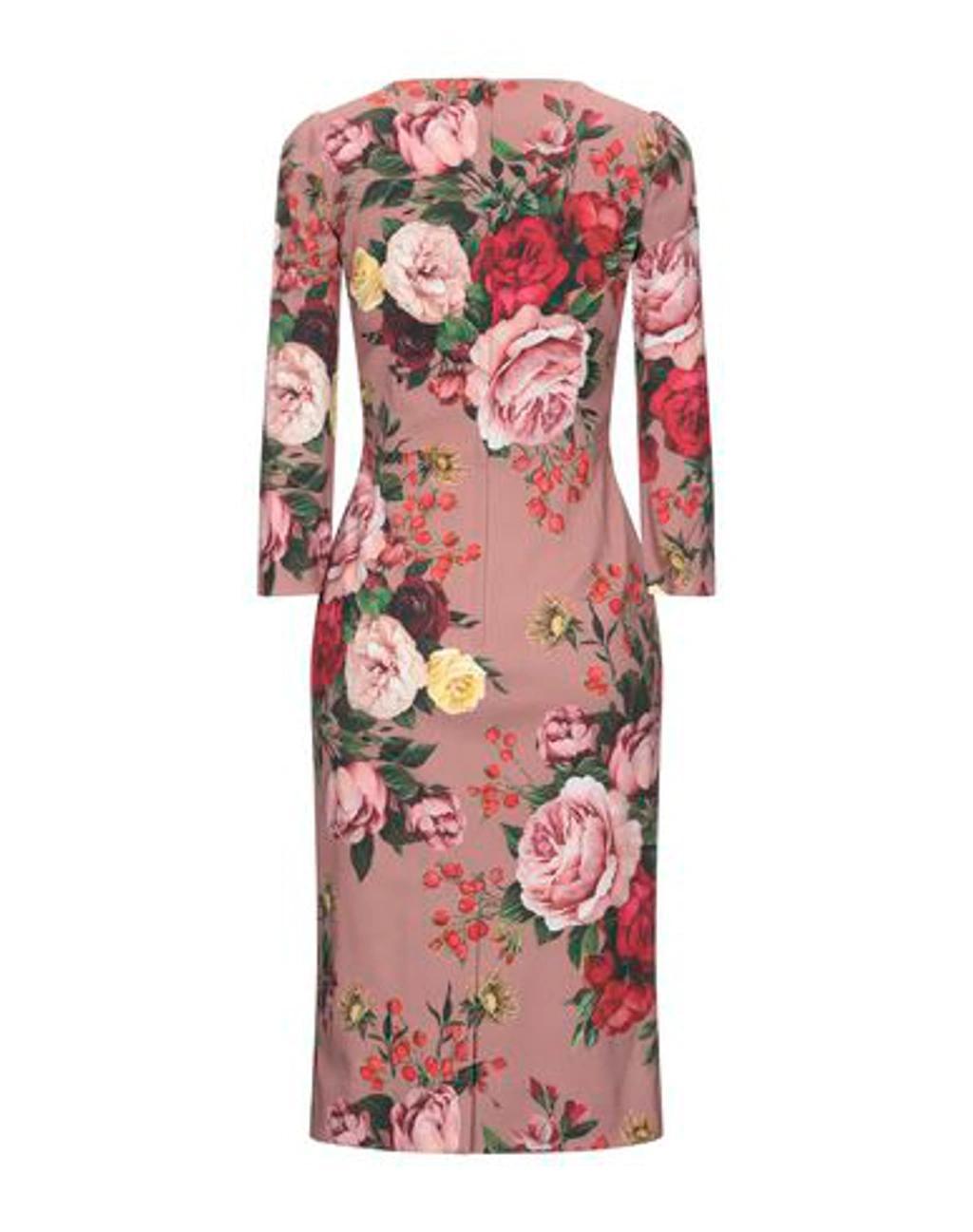 DOLCE & GABBANA Midi Dresses In Pastel Pink Product Image
