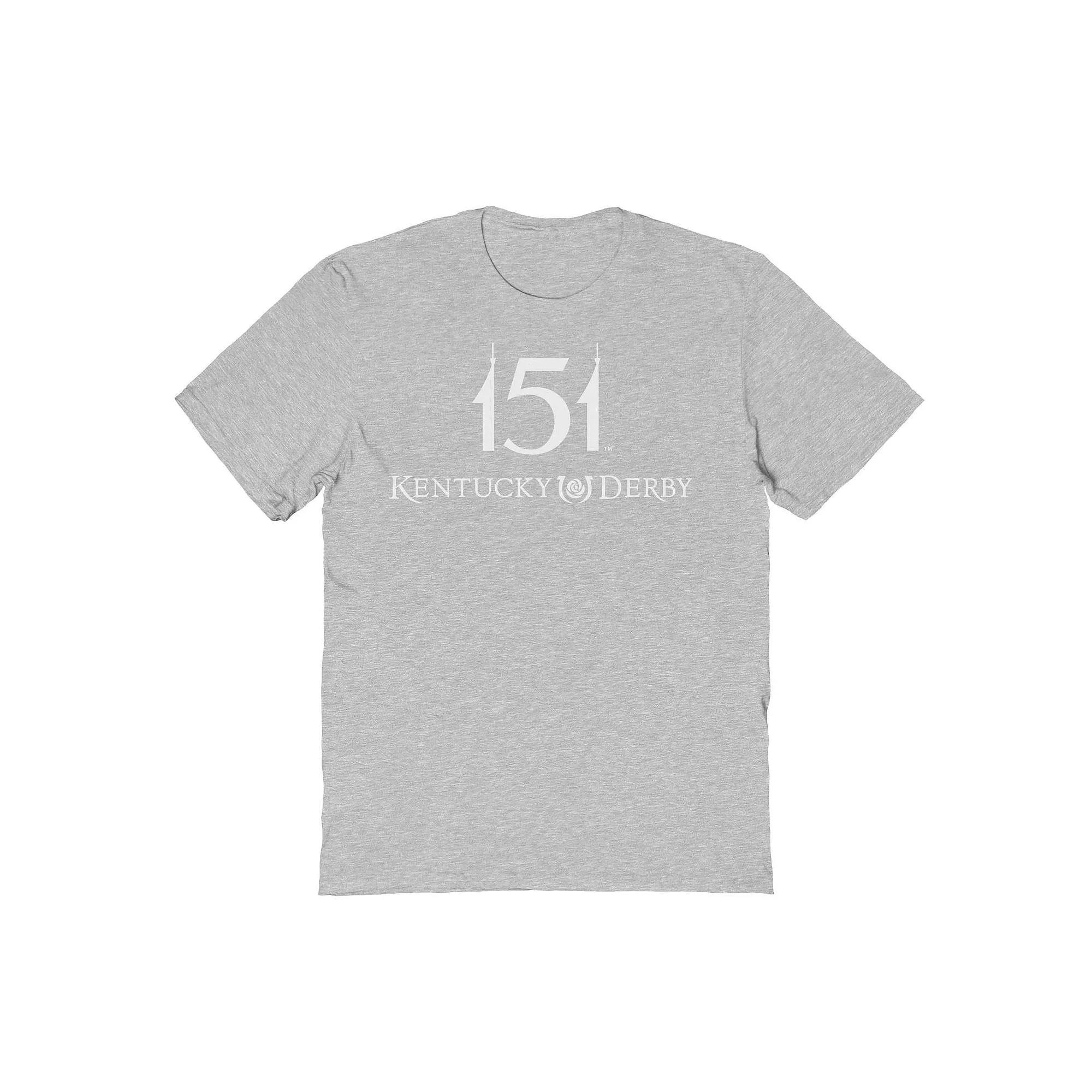 Men's Kentucky Derby Logo Graphic T-Shirt, Size: XXL, Sport Gray Product Image