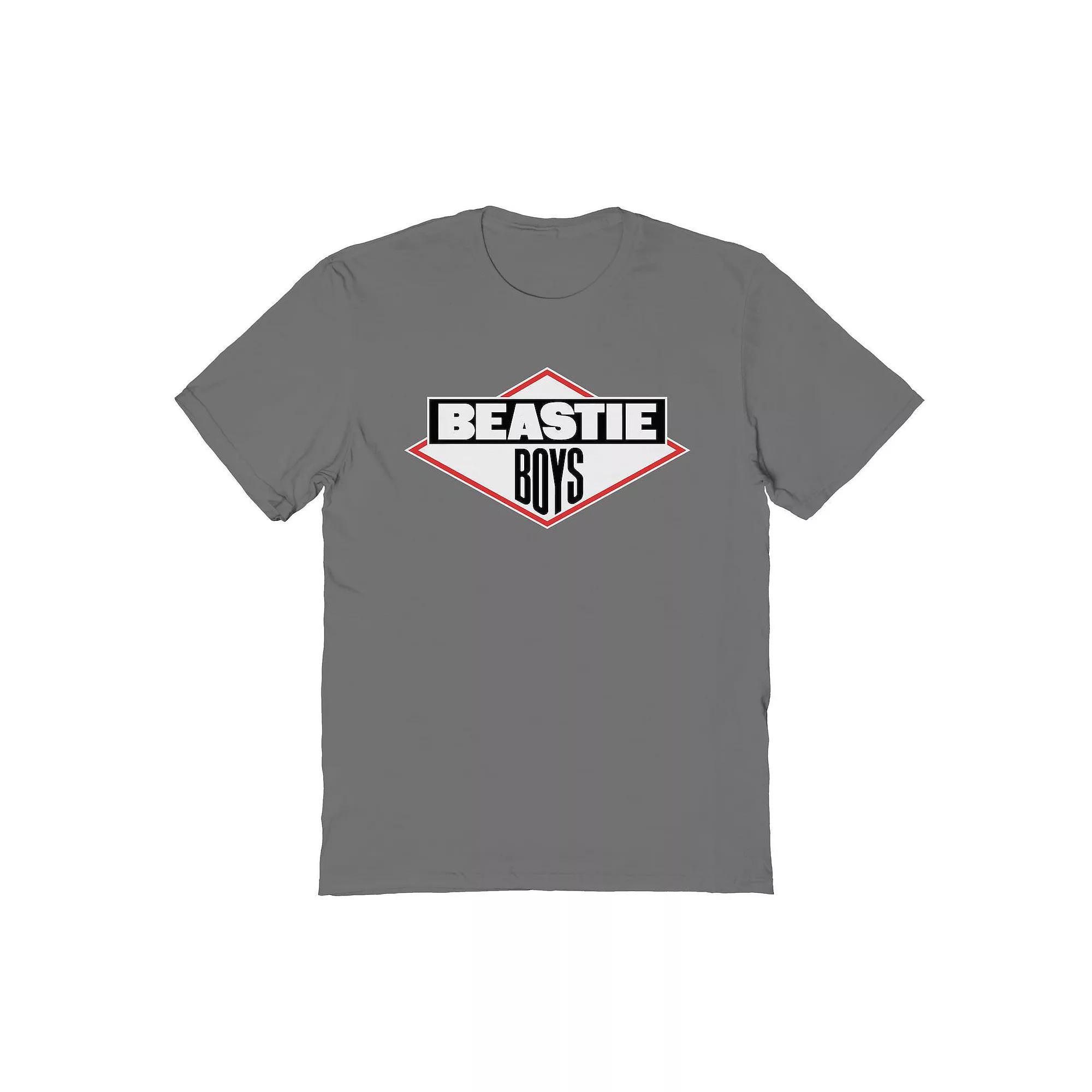 Men's Beastie Boys Logo Black White Red Graphic Tee, Size: XXL, Grey Product Image