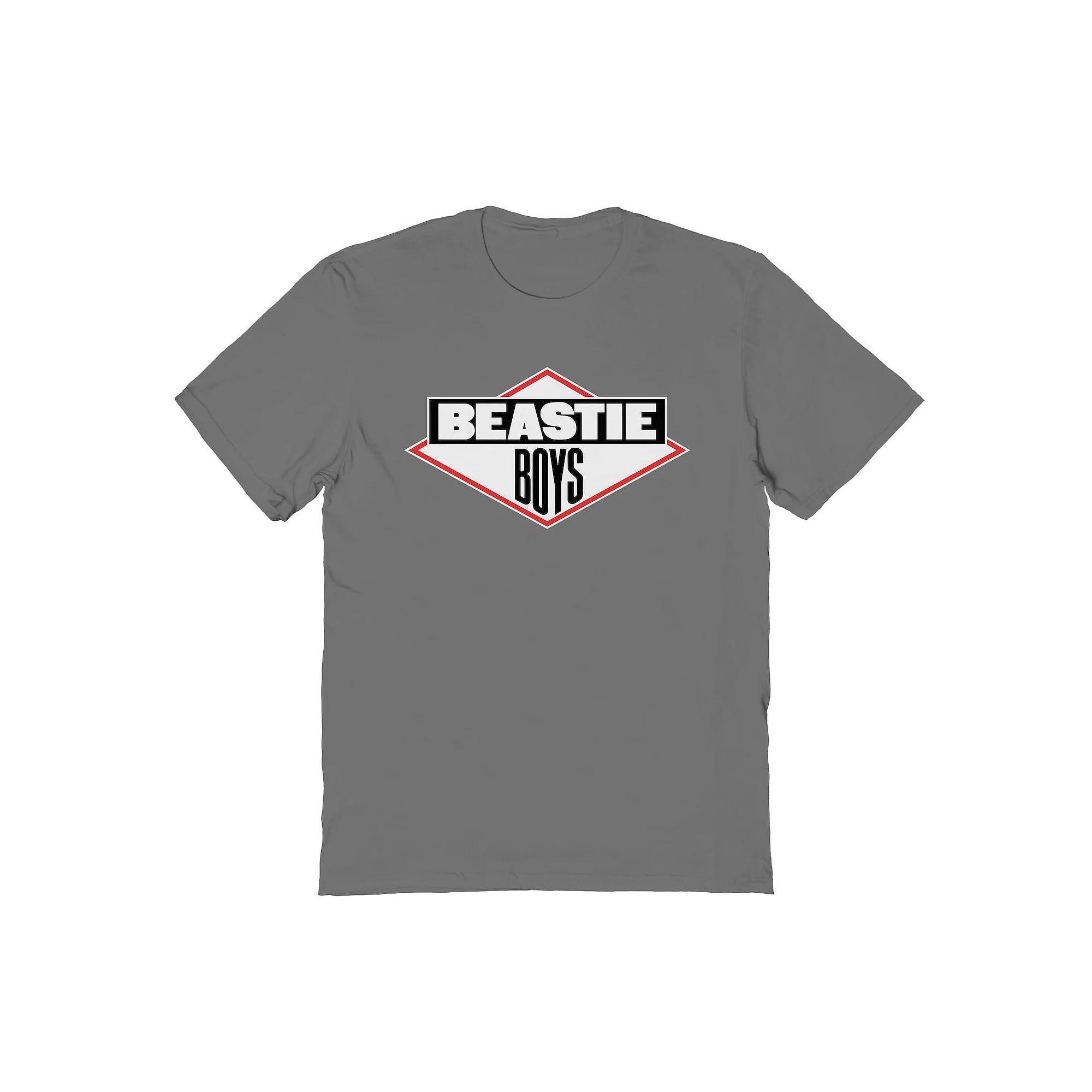 Men's Beastie Boys Logo Black White Red Graphic Tee, Size: XXL, Grey Product Image