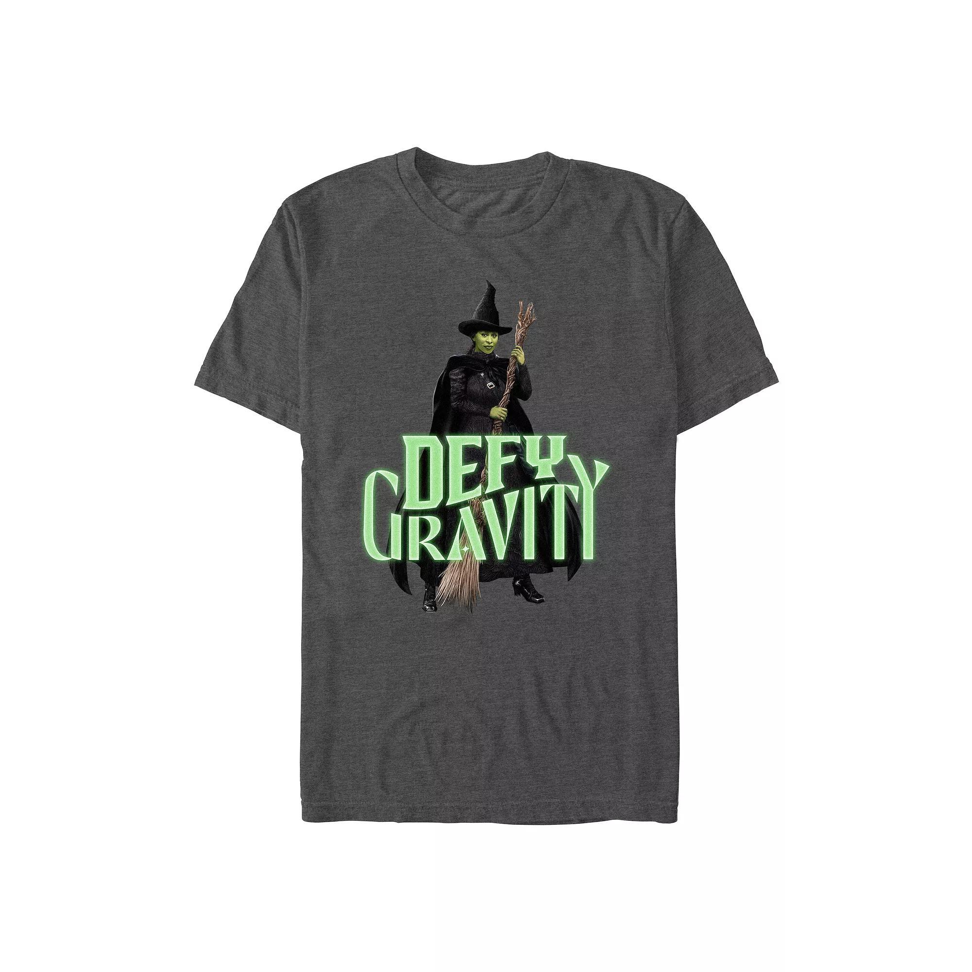 Big & Tall Wicked Elphaba Graphic Tee, Men's, Size: XL Tall, Grey Heather Product Image