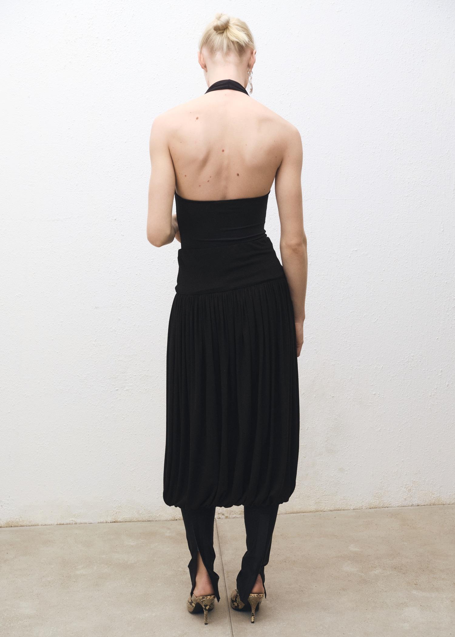 Open-back halter bodysuit - Women | MANGO USA Product Image