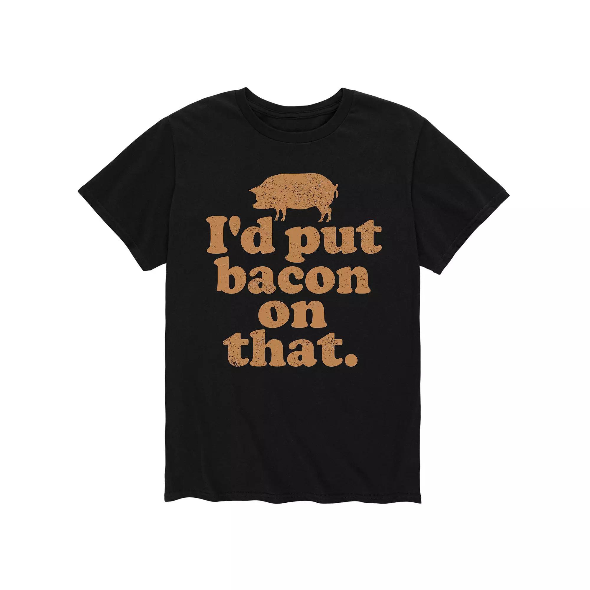 Mens Id Put Bacon On That Tee Product Image