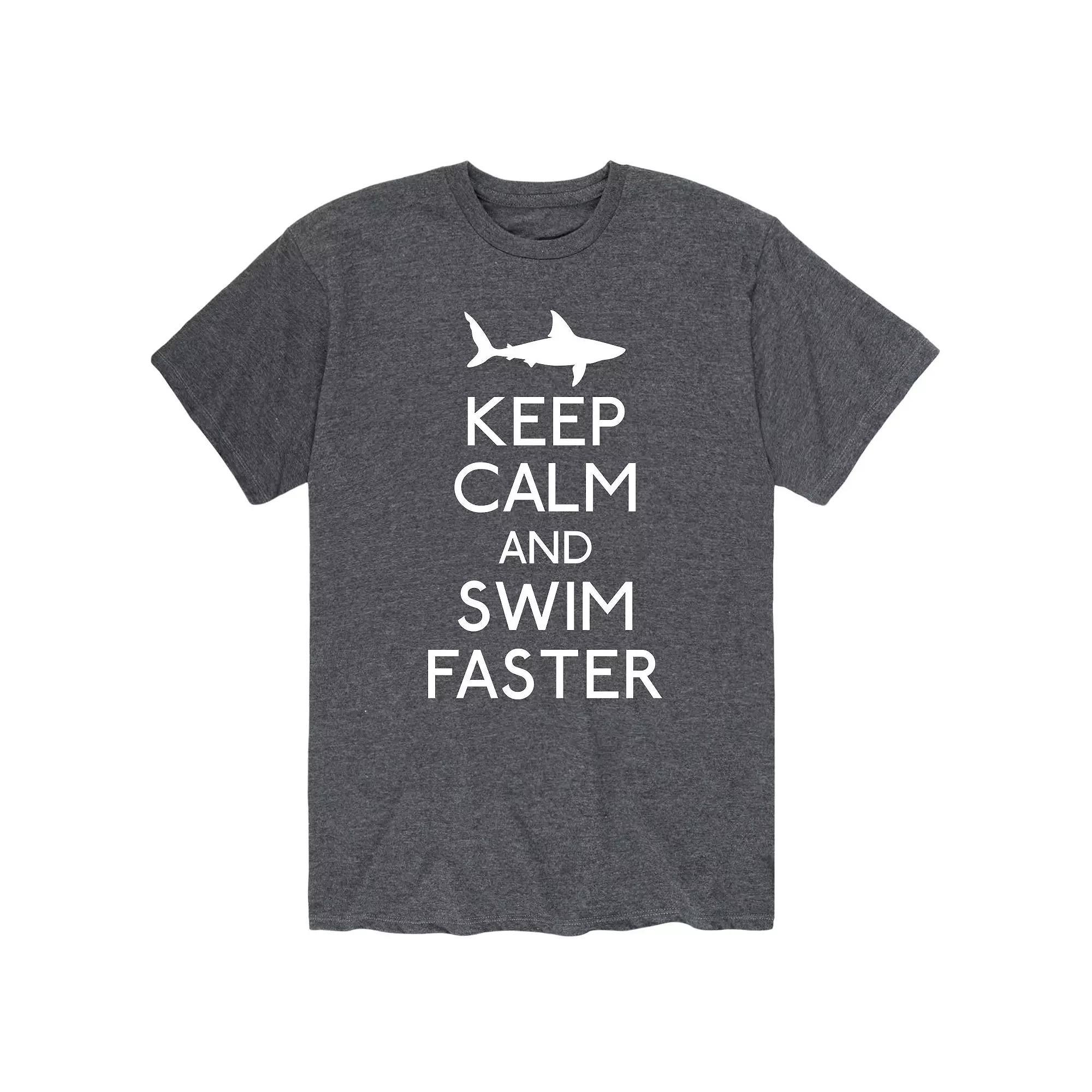Mens Swim Faster Tee Product Image