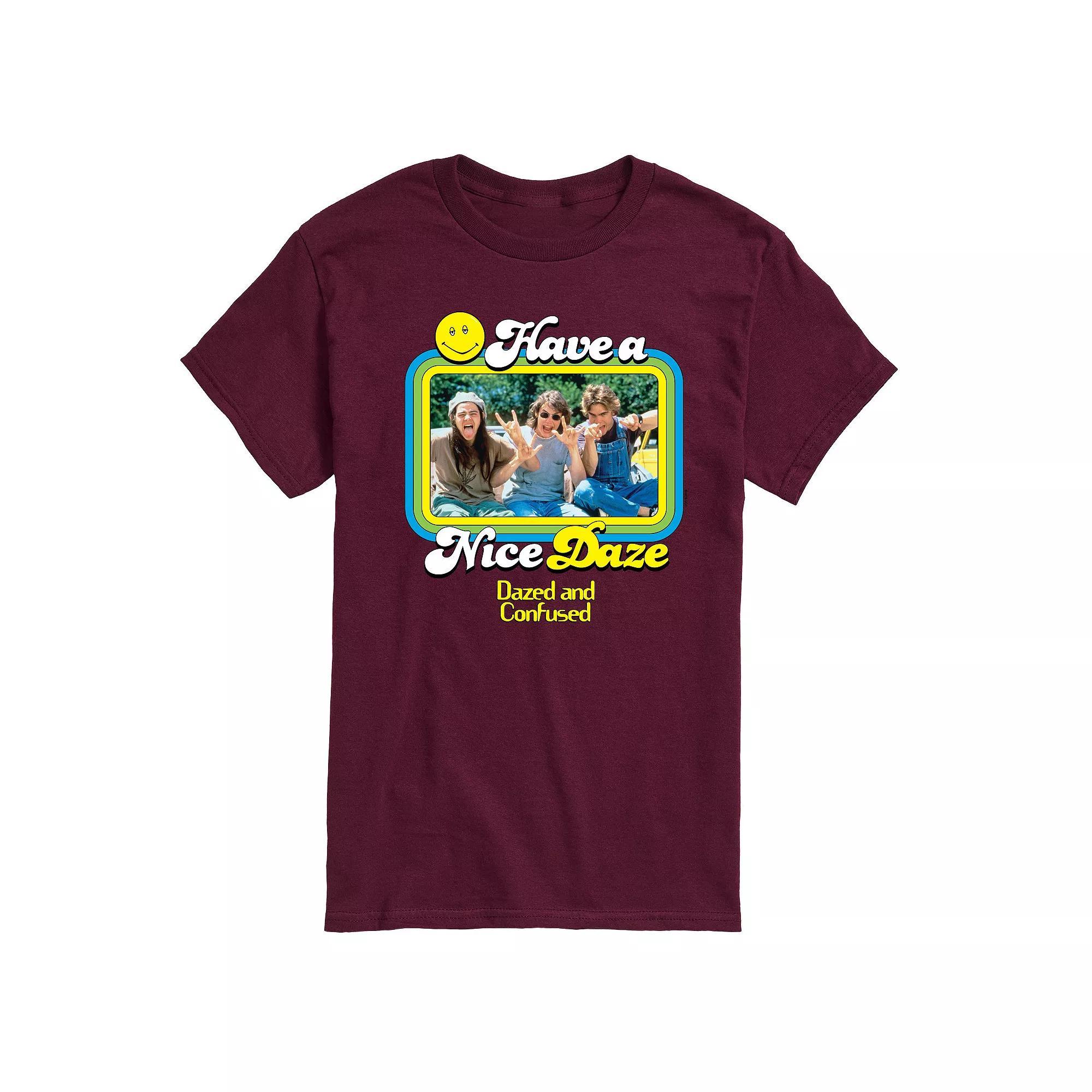 Mens Dazed and Confused Have A Nice Daze Graphic Tee Red Product Image