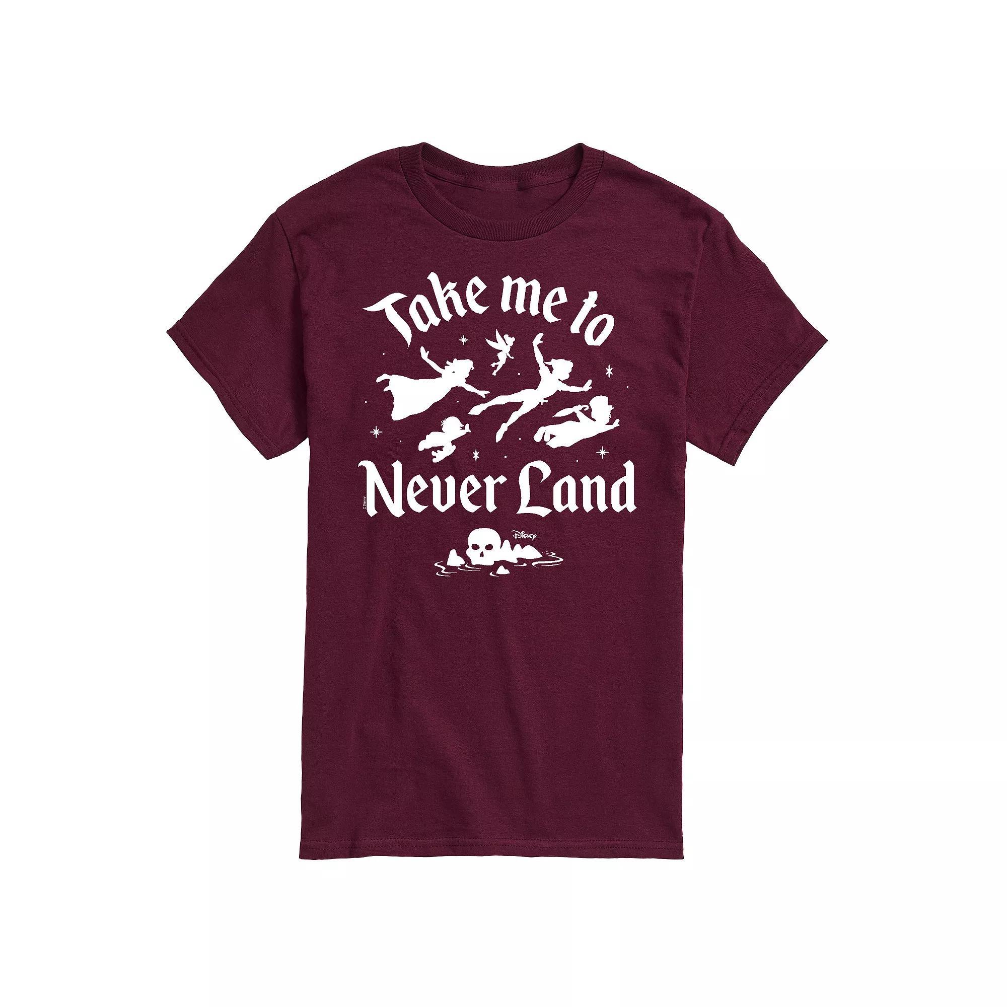Disneys Peter Pan Mens Never Land Graphic Tee Product Image