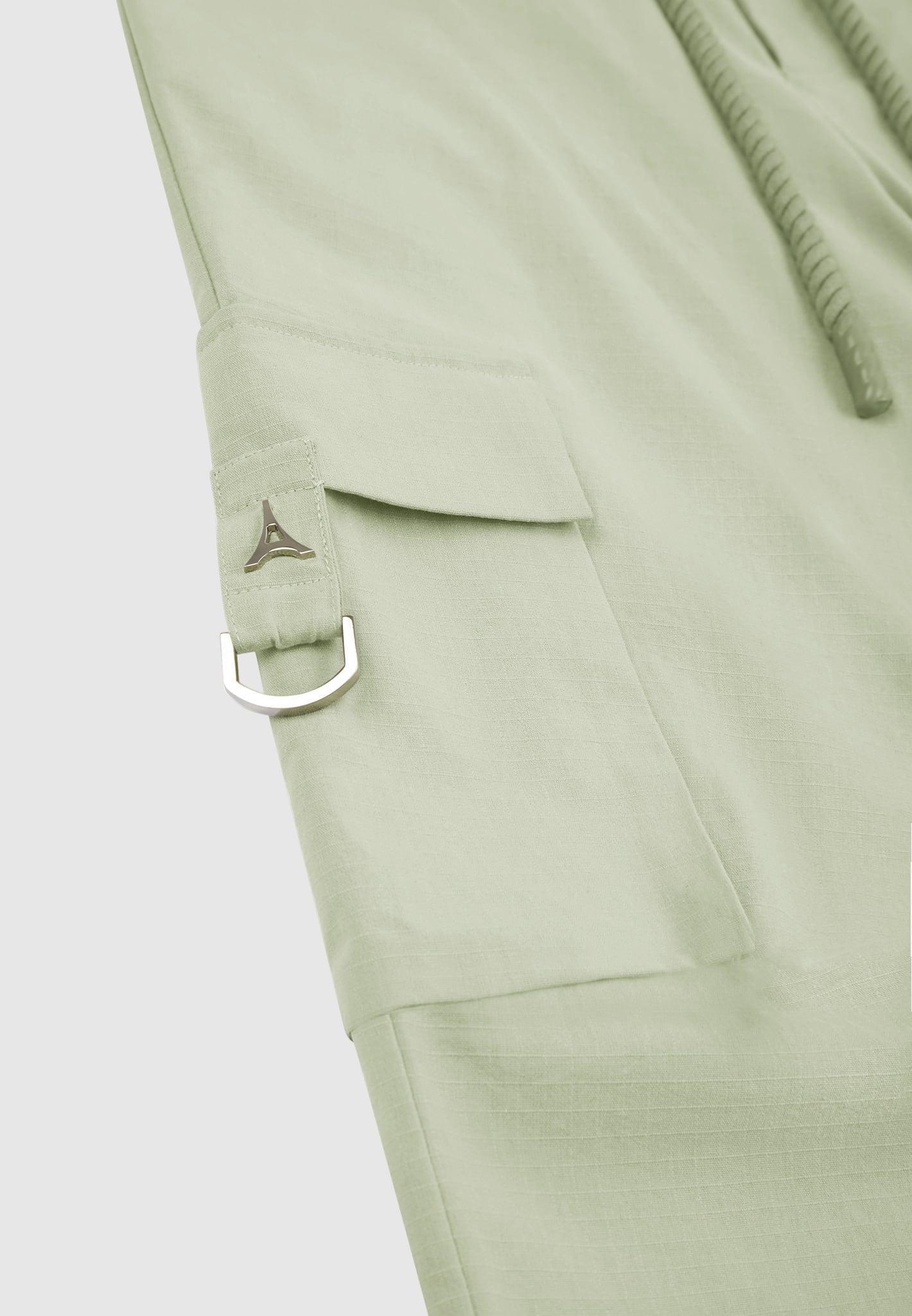Ripstop Parachute Cargo Pants - Sage Female Product Image