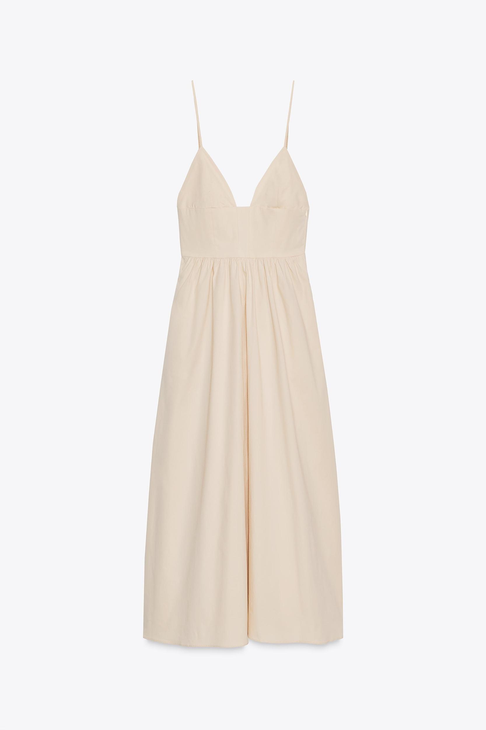 POPLIN MIDI DRESS Product Image