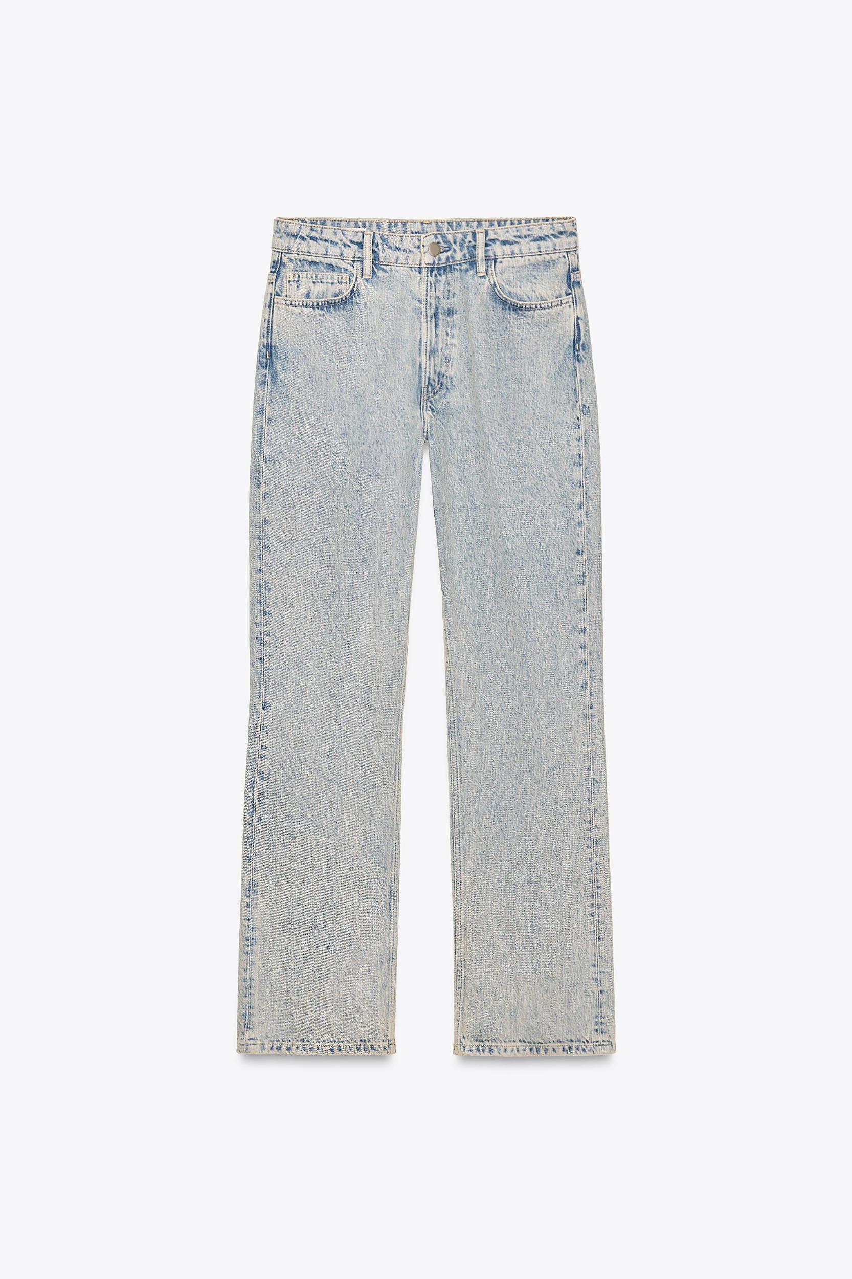 STRAIGHT CUT MID RISE JEANS ZW COLLECTION Product Image
