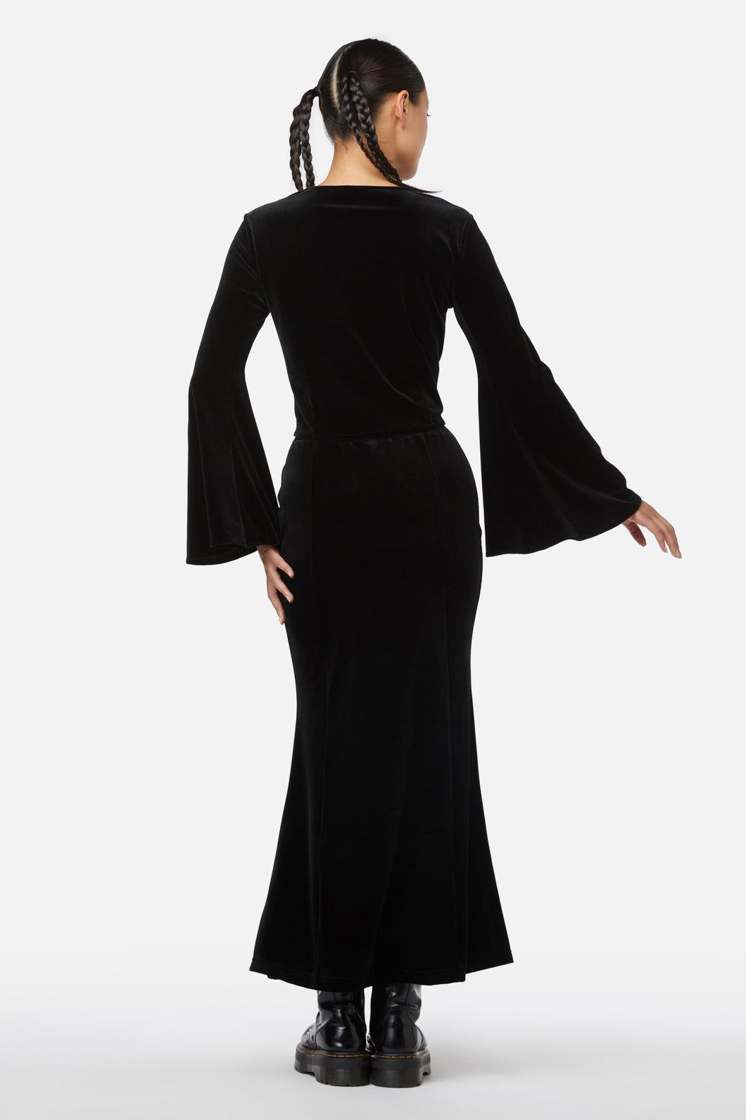 Obsidian Velvet Flare Top Product Image