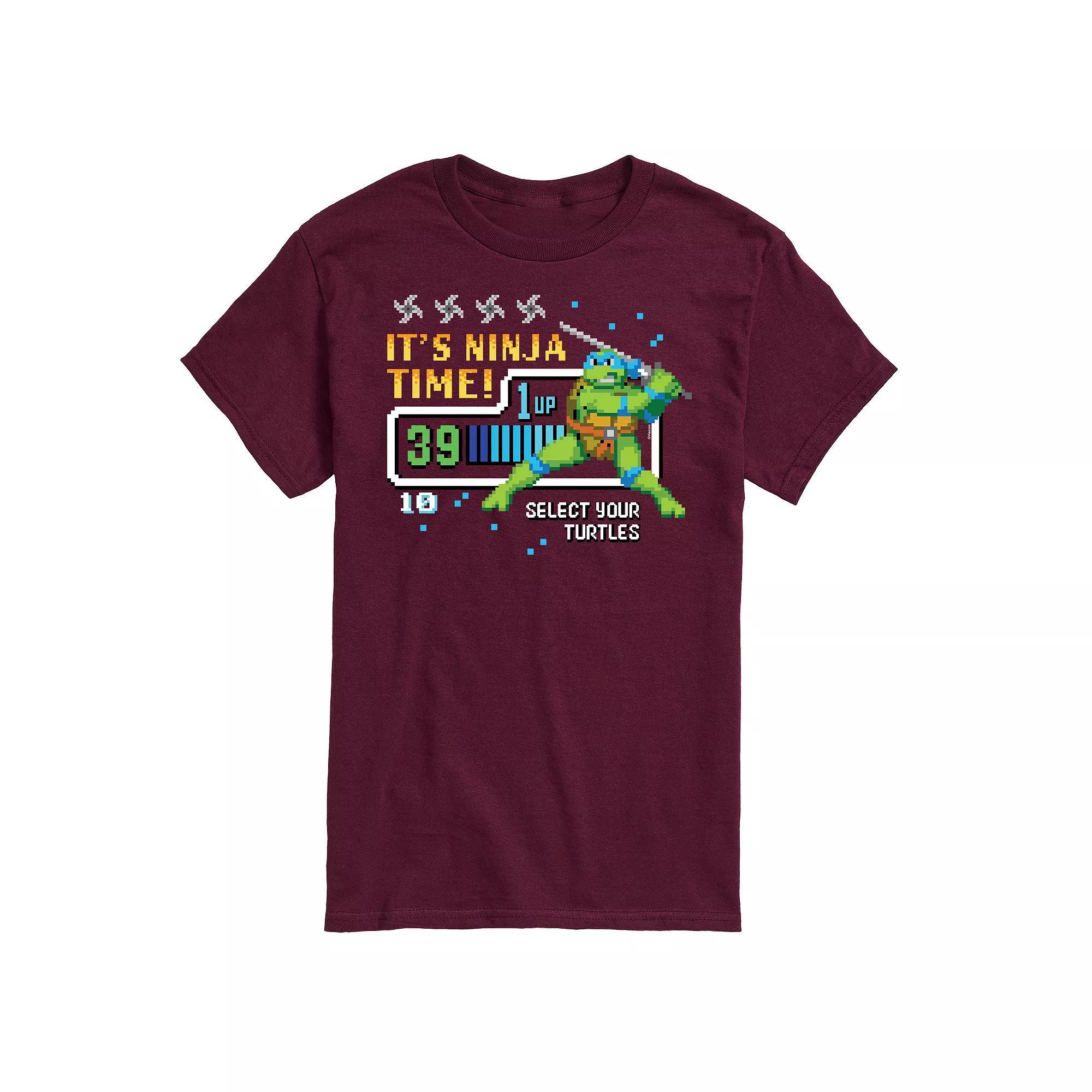 Mens Teenage Mutant Ninja Turtles Leo Graphic Tee Red Product Image