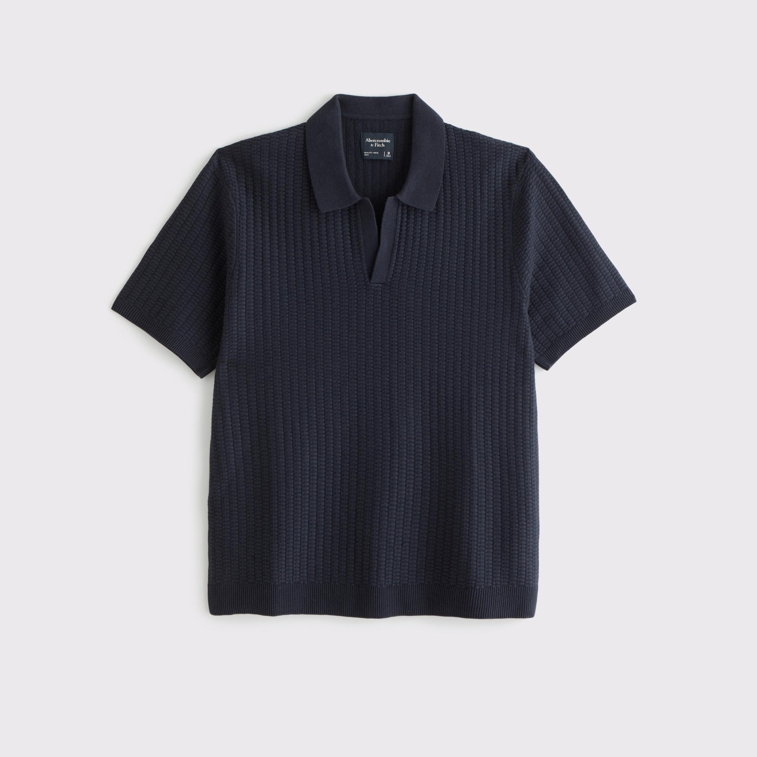 Classic Stitch Johnny Collar Sweater Polo Product Image
