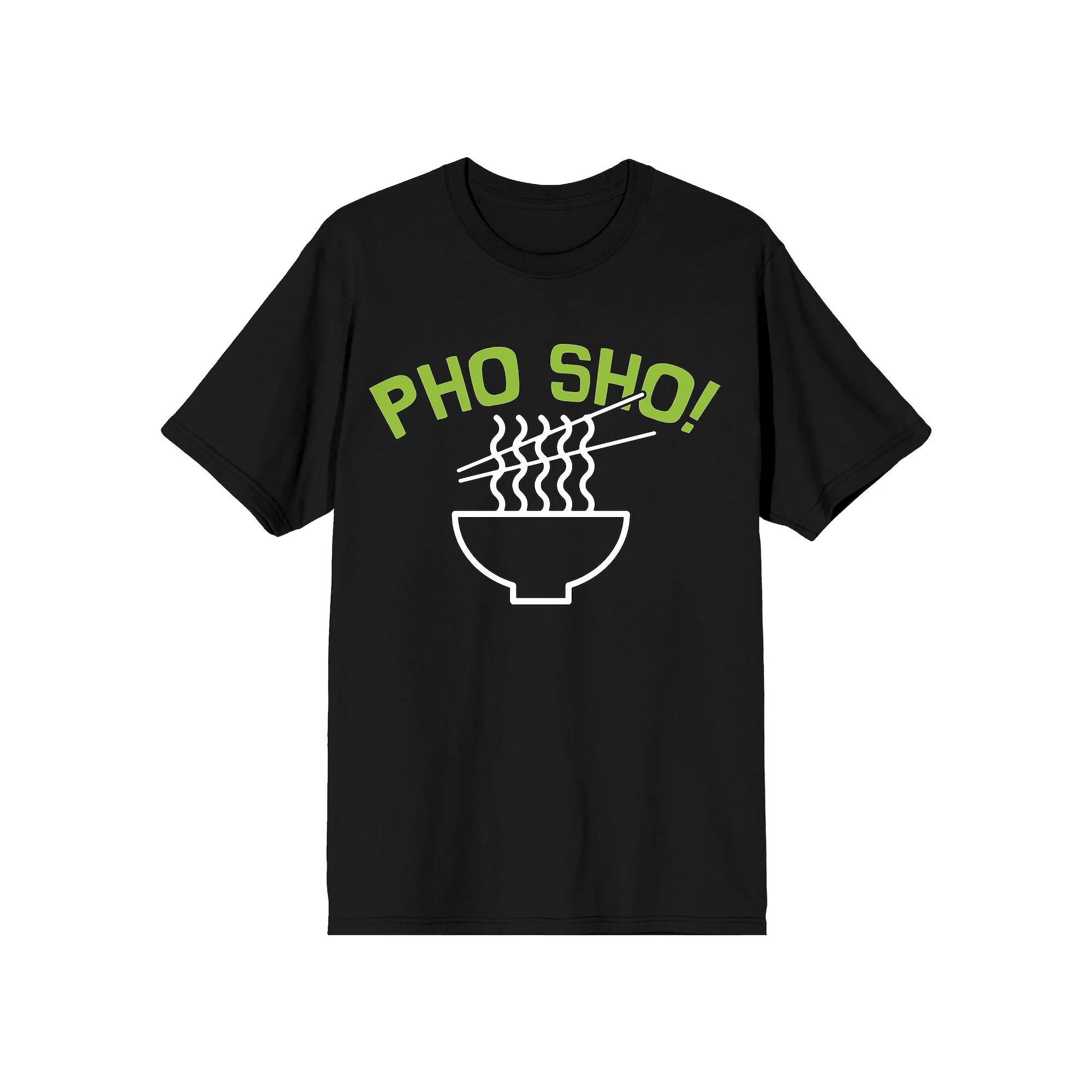 Men's Pho Sho Graphic Tee, Size: Small, Black Product Image