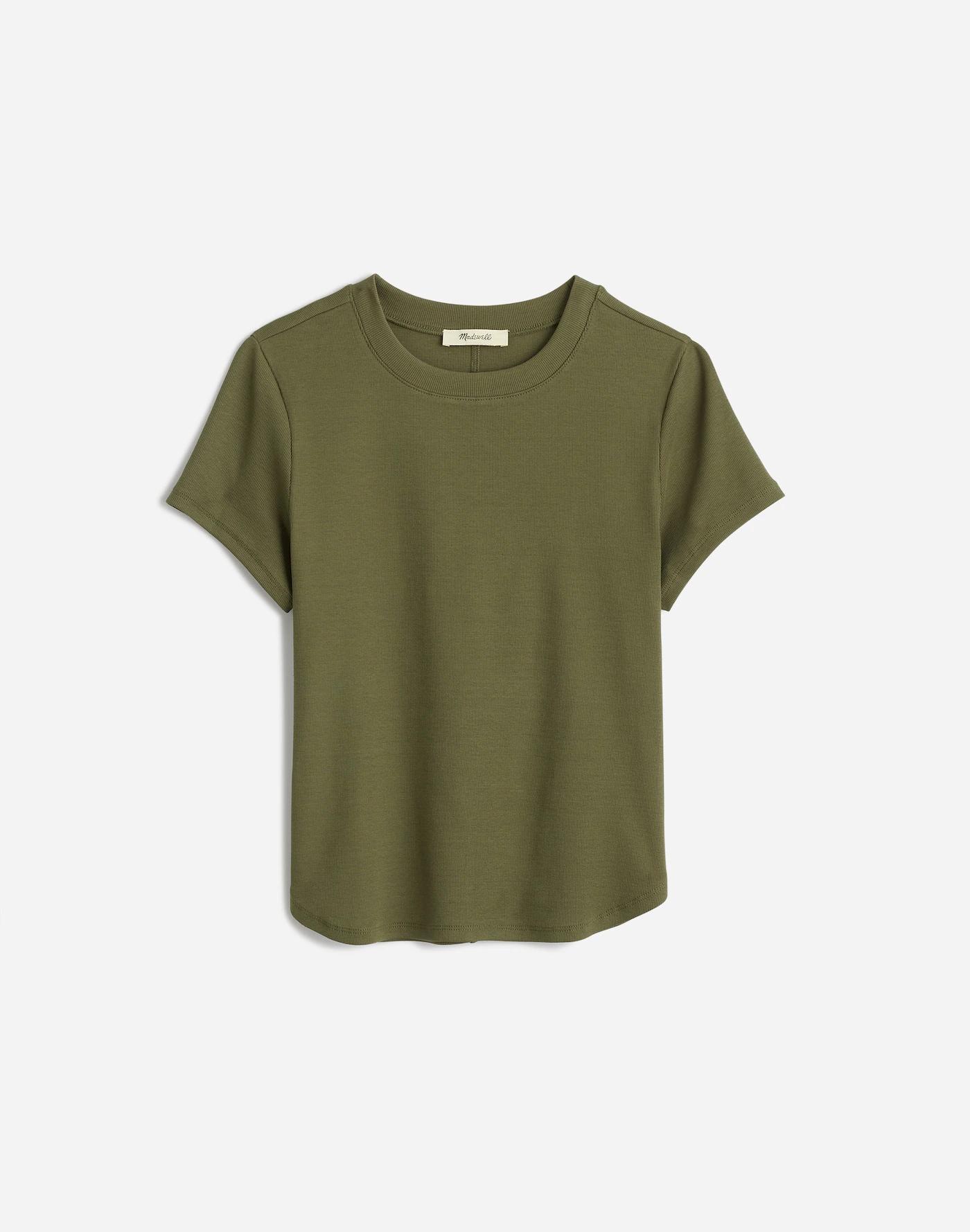 (Re)generative Cotton Ribbed Crewneck Tee Product Image