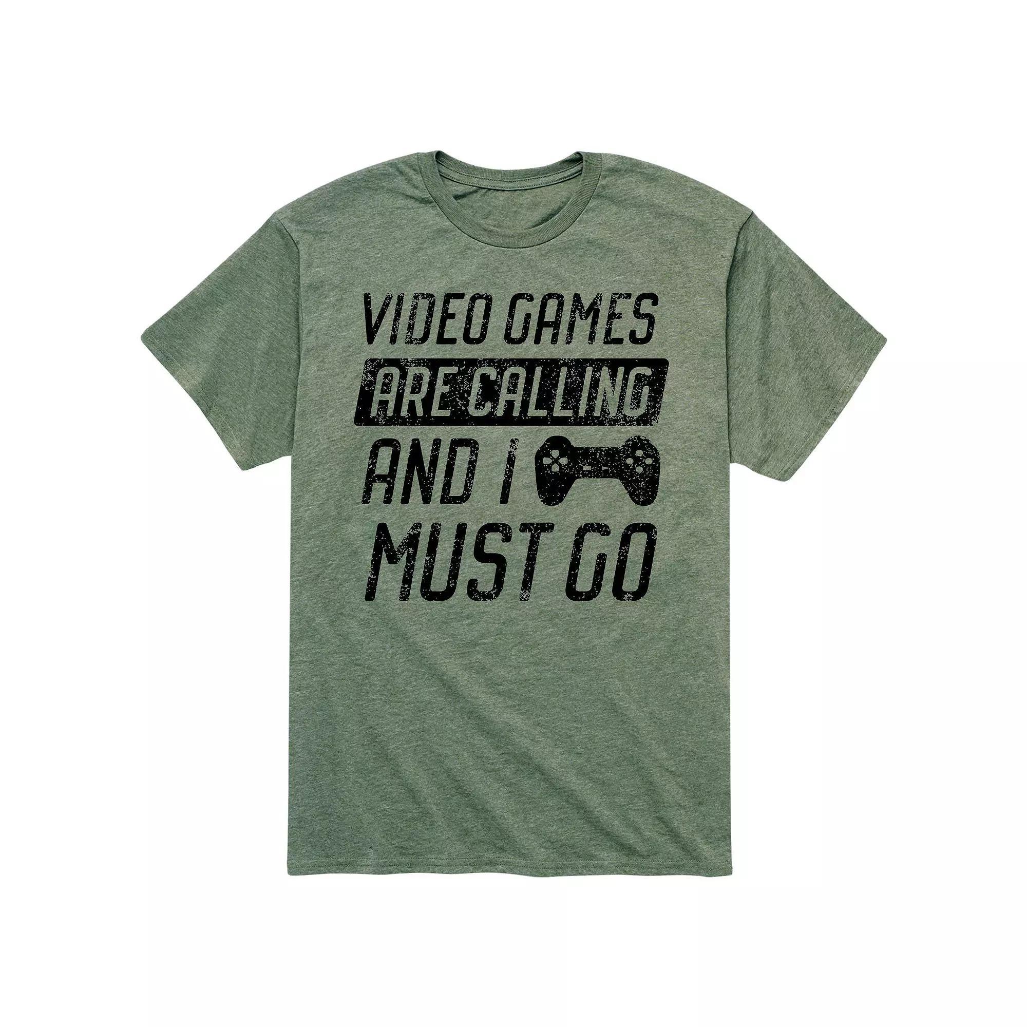 Mens Video Games Are Calling Tee Product Image