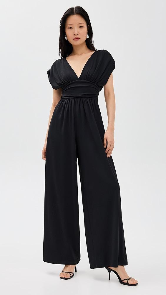 Susana Monaco V Neck Wide Leg Jumpsuit | Shopbop Product Image