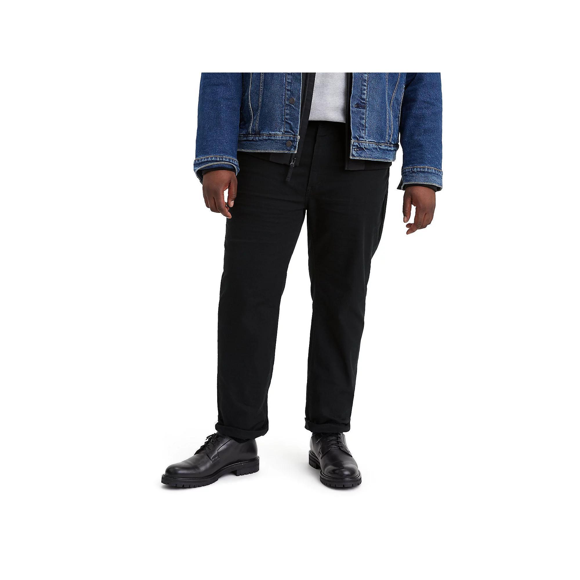Levi's® Men's 541™ Fit Taper Jeans - Black Denim 42x32: Heavyweight, Mid Rise, Stretch Denim Product Image