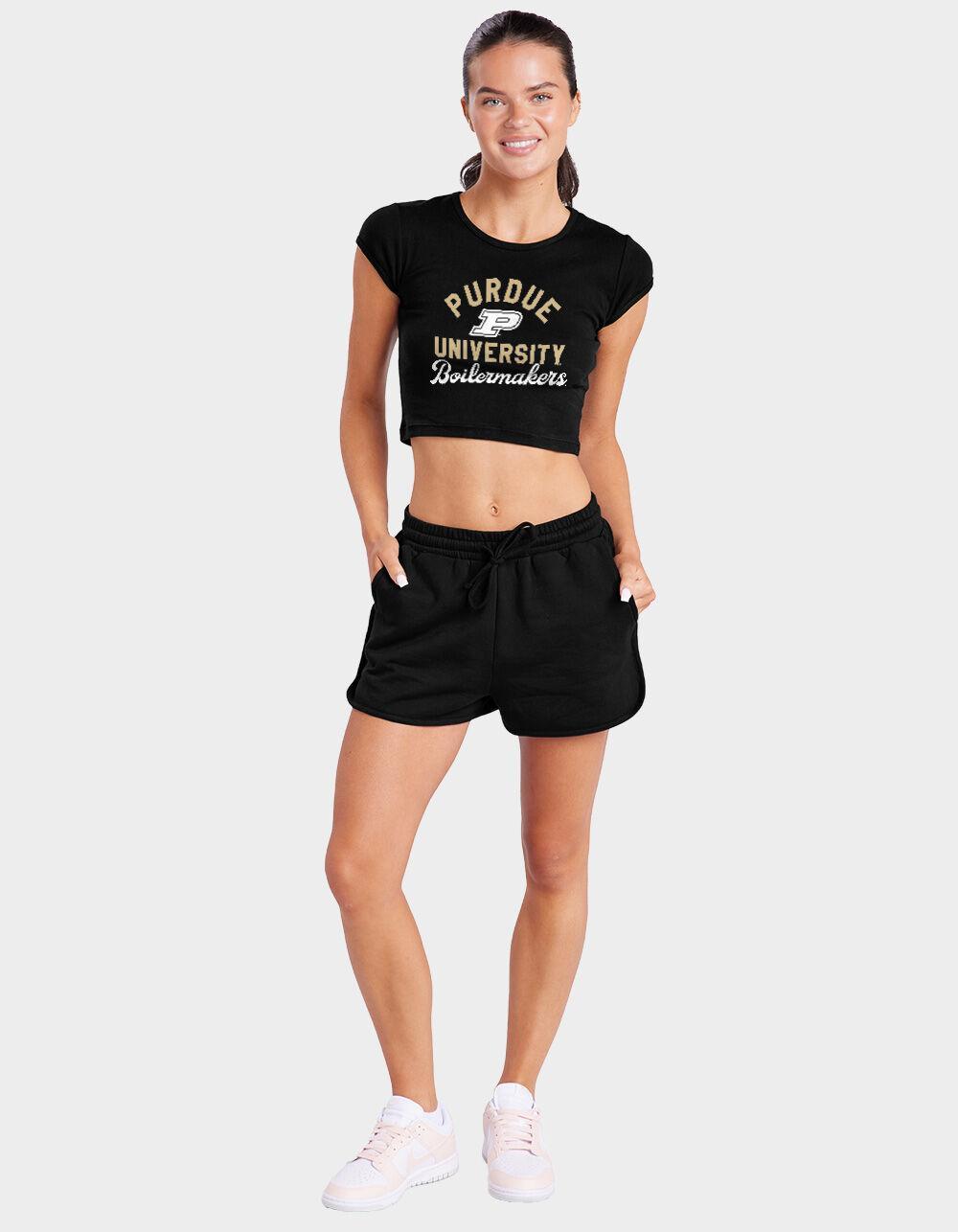 PURDUE UNIVERSITY Classic Script Womens Baby Rib Tee Product Image