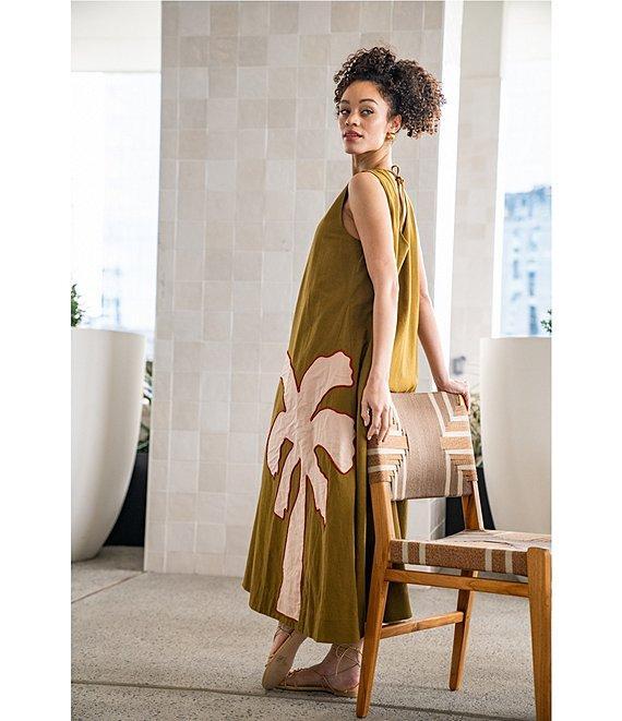 CROSBY by Mollie Burch Owens Palm Tree Shift Maxi Dress Product Image