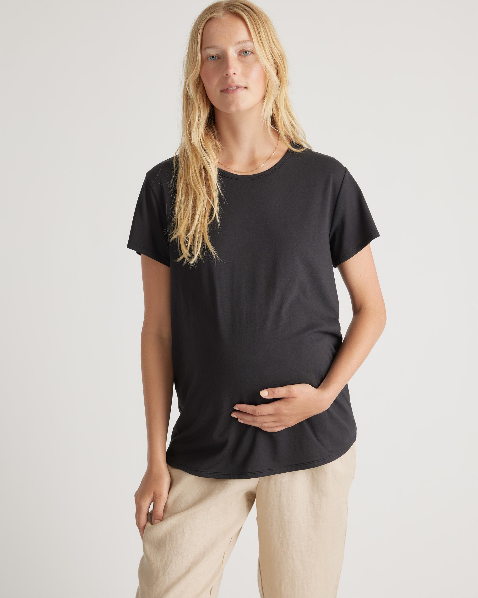 Quince | Women's Cotton Modal Maternity Crew Neck T-Shirt Cotton/Modal Product Image