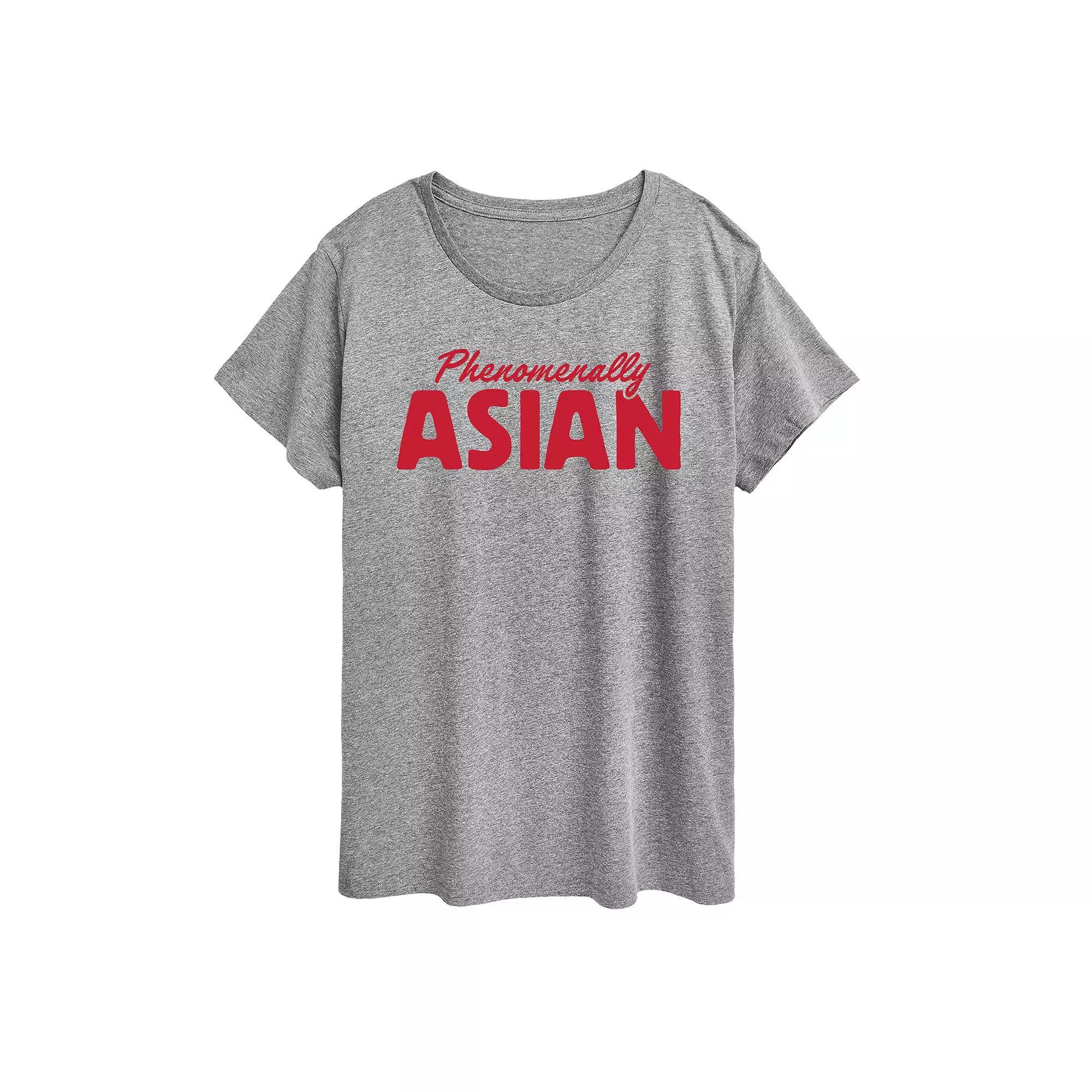 Plus Phenomenally Asian, Womens Grey Gray Product Image
