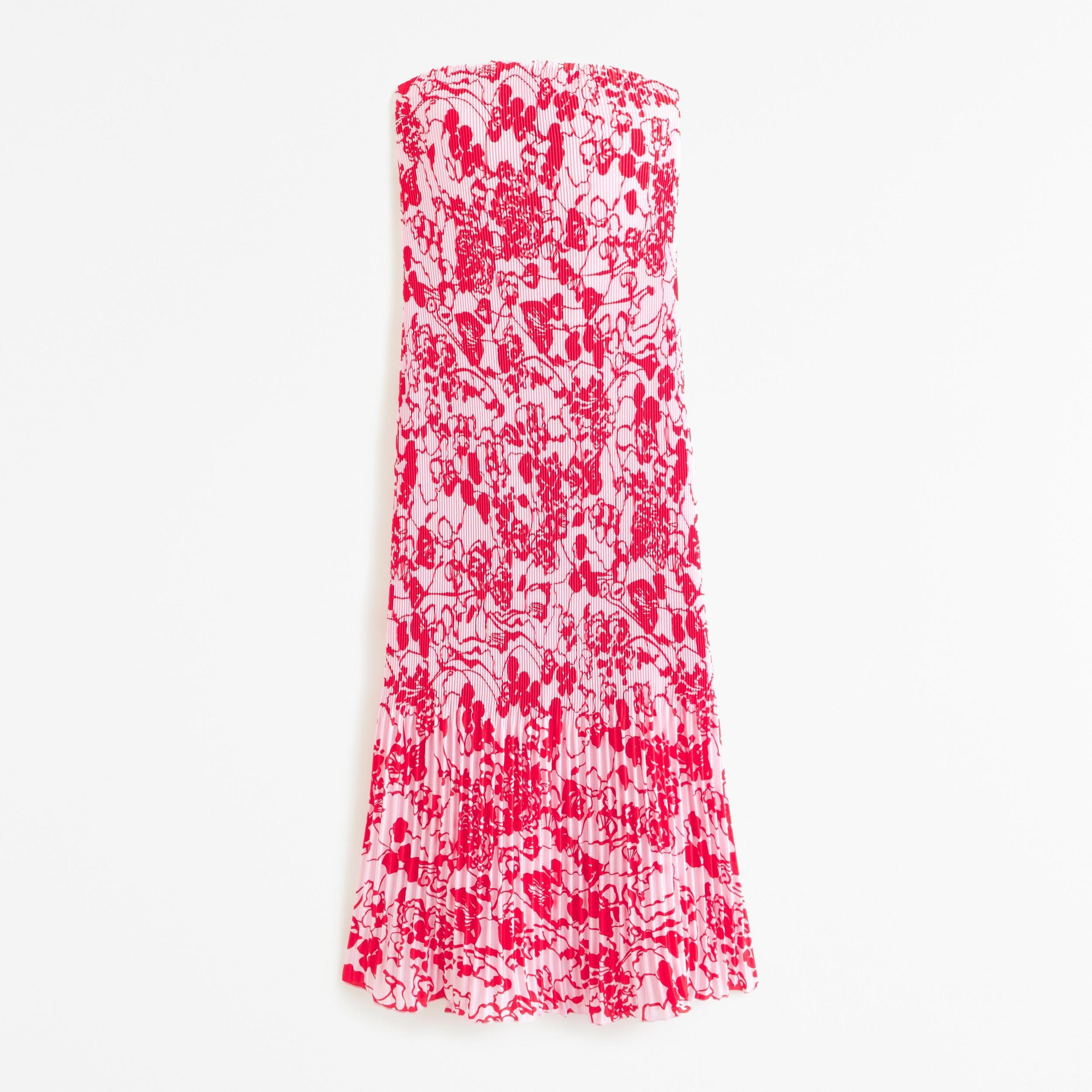 The A&F Giselle Pleat Release Midi Dress Product Image