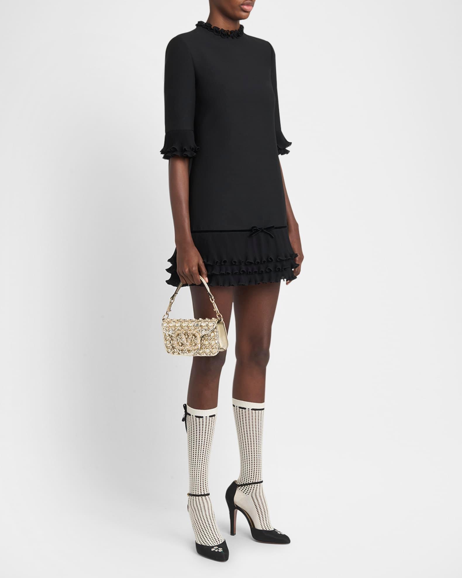 Loco Small Mirror Embellished Shoulder Bag Product Image