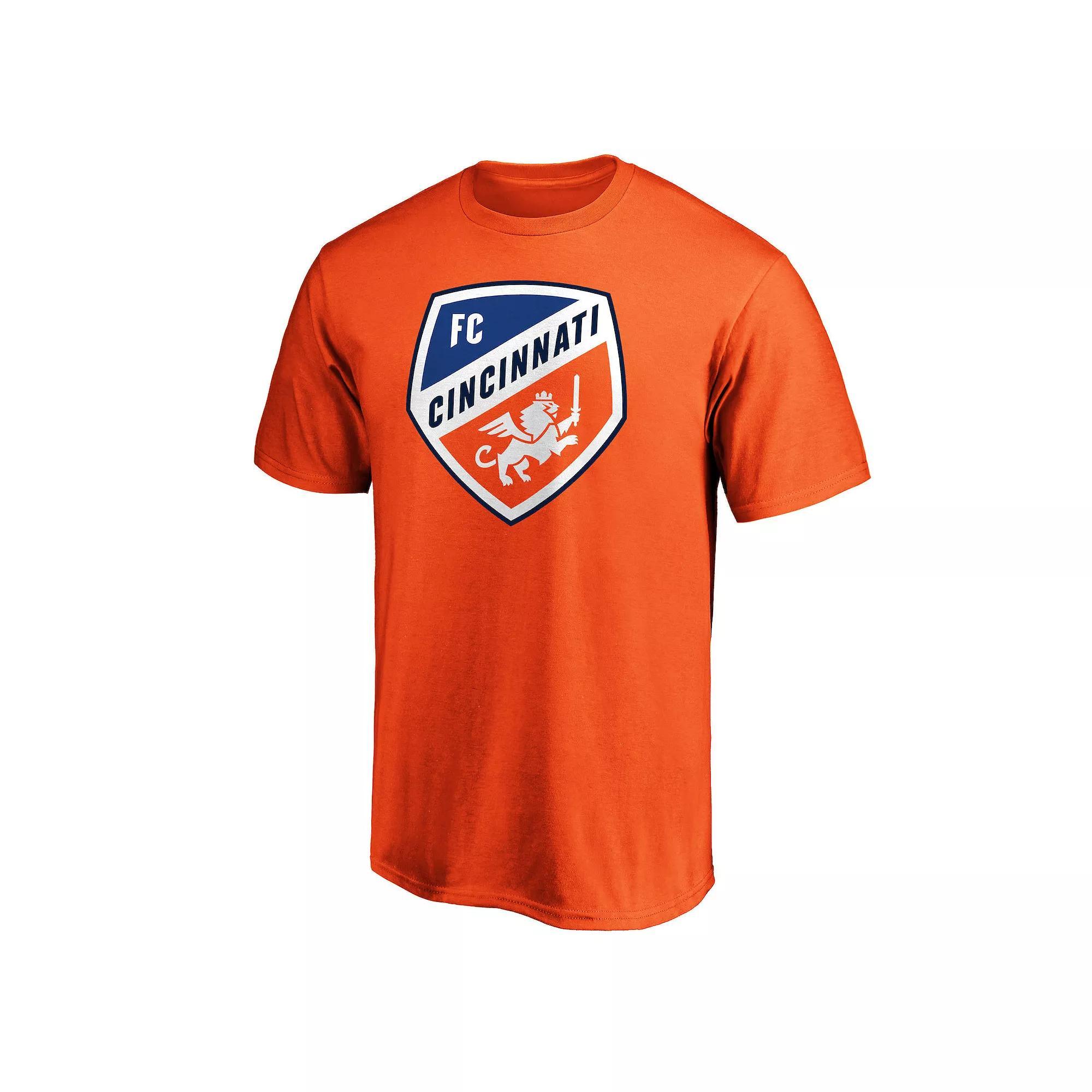 Men's MLS FC Cincinnati Primary Logo Tee Shirt, Size: 2XL, Fcc Orange Product Image