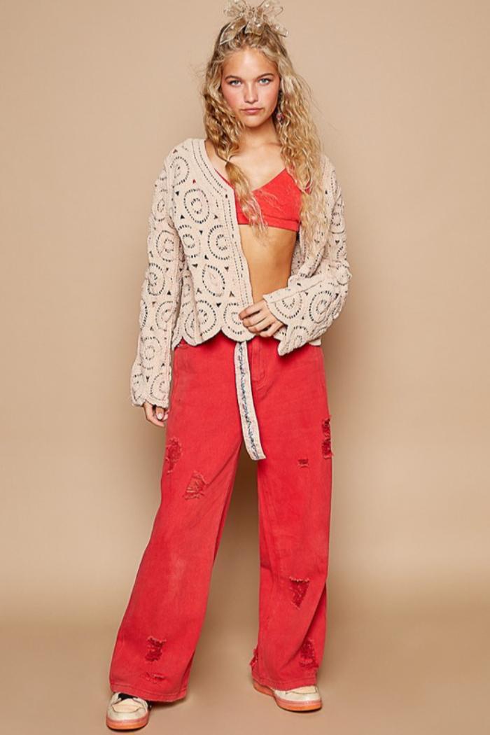 Crocher Cardigan Product Image