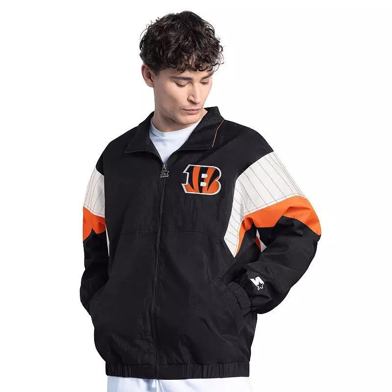Men's Starter Navy Dallas Cowboys Yard Line Full-Zip Jacket, Size: XL, Blue Product Image