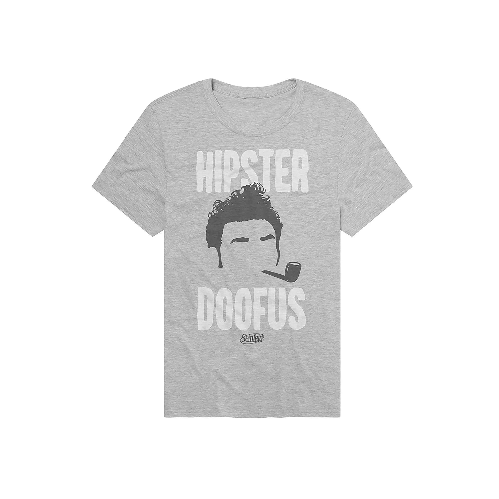 Men's Seinfeld Kramer Hipster Doofus Graphic Tee, Size: Small, Athletic Grey Product Image