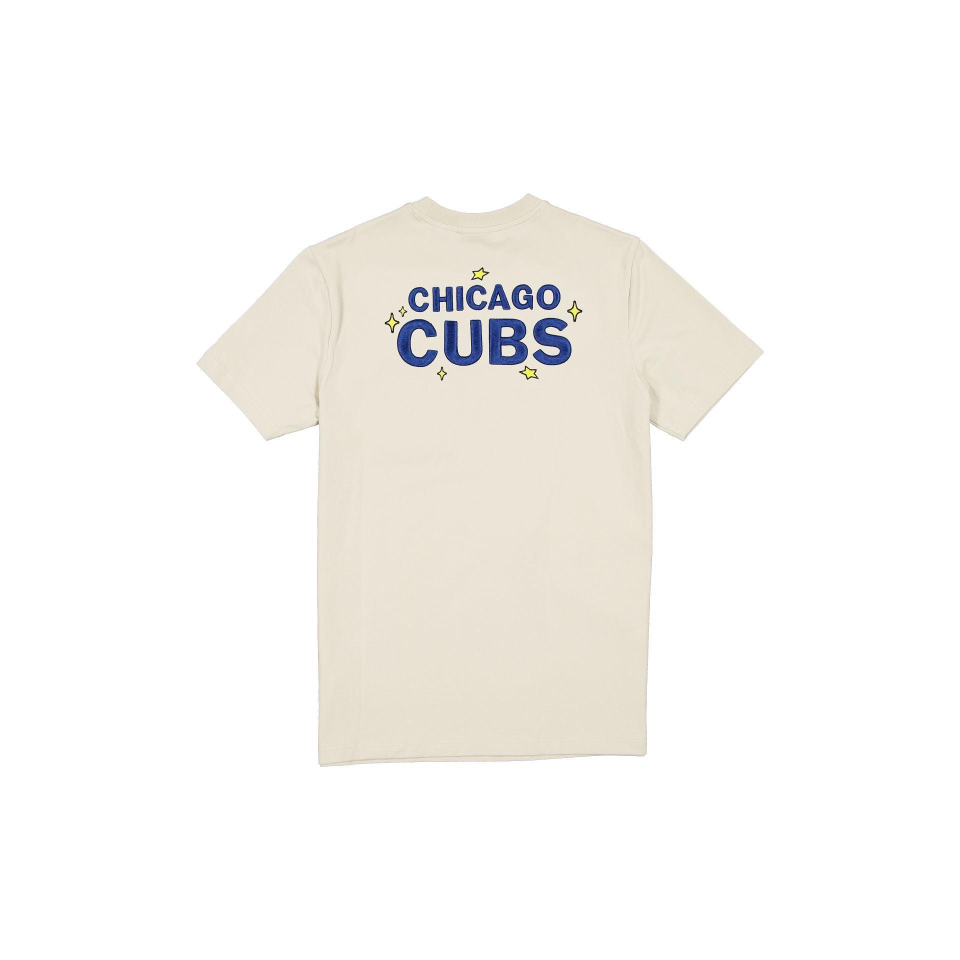 Chicago Cubs Stone Logo Select T-Shirt Male Product Image