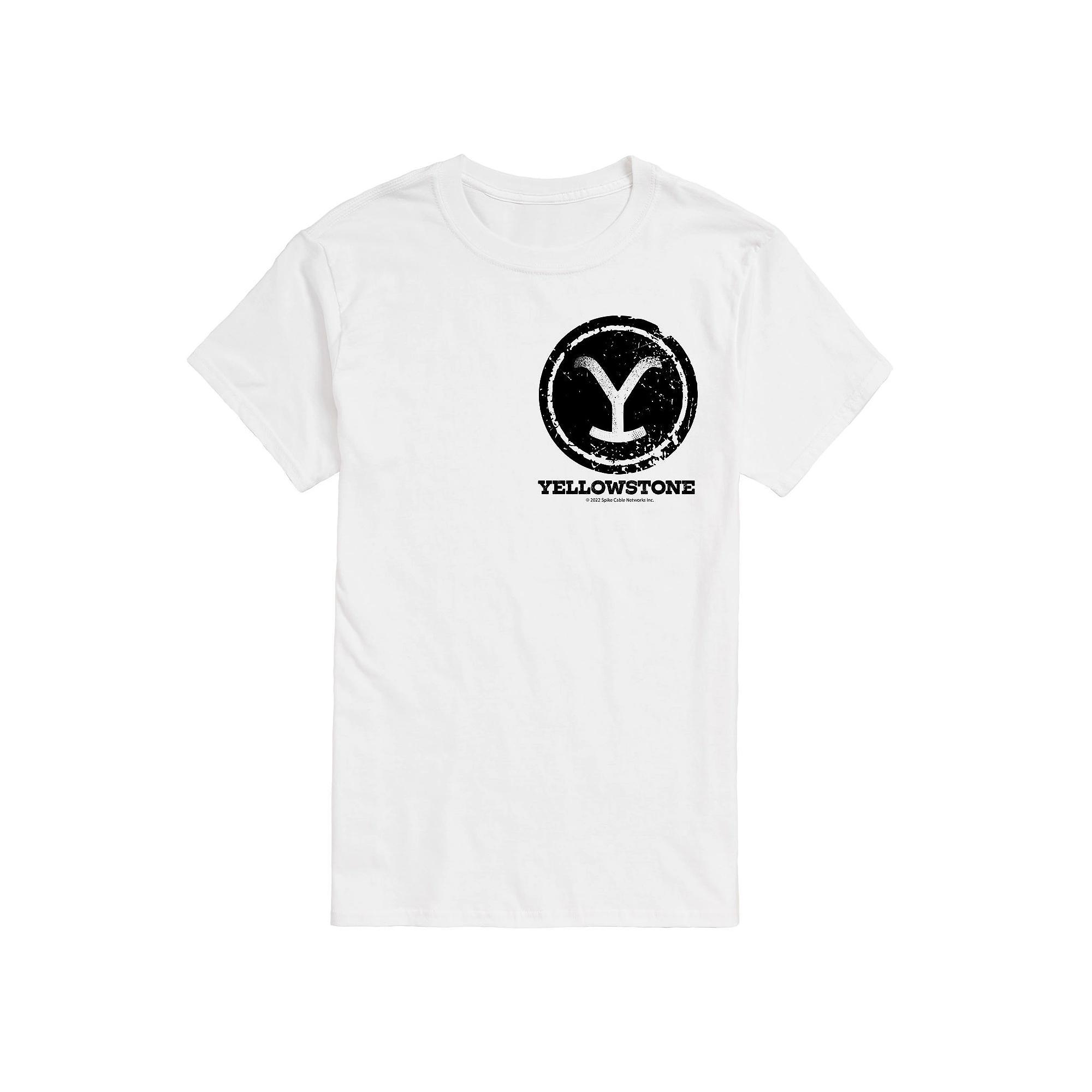 Big & Tall Yellowstone Y Brand Stamp Tee, Mens Product Image