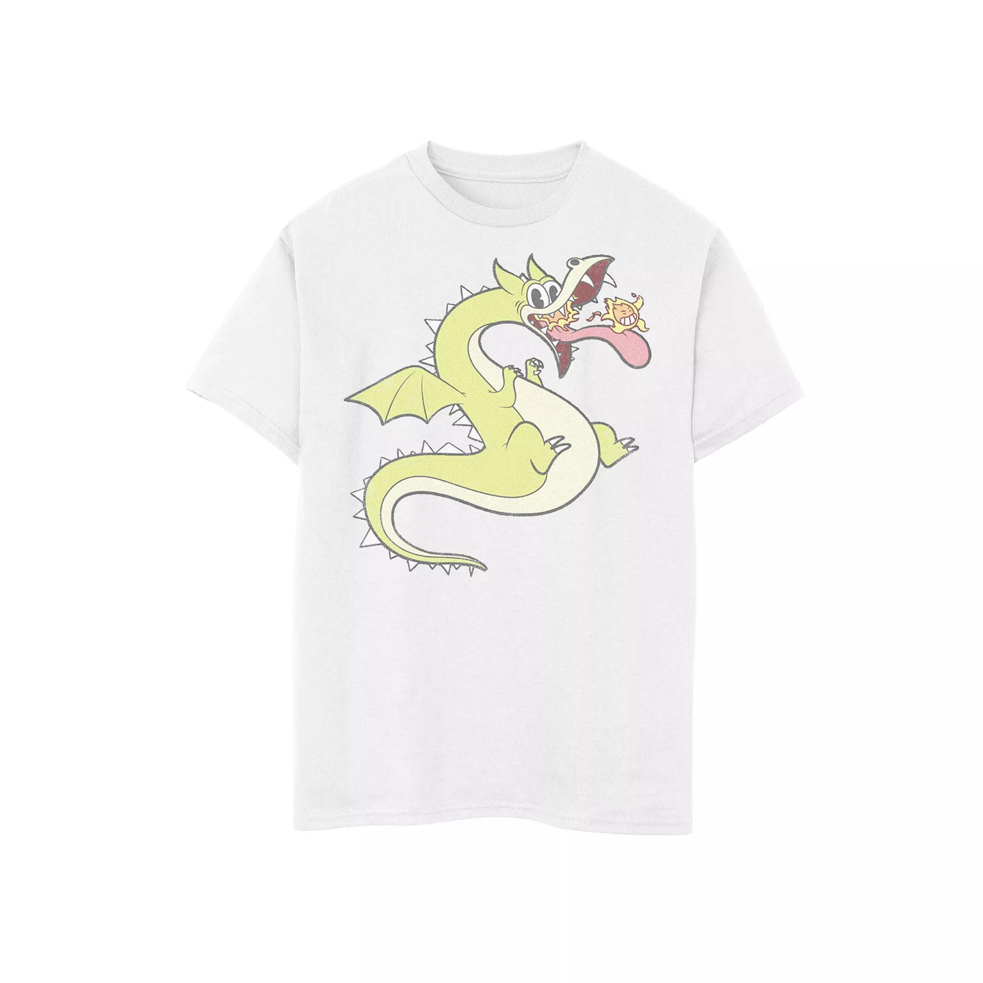 Men's Grim Matchstick & Living Fireball Tee, Size: Medium, White Product Image